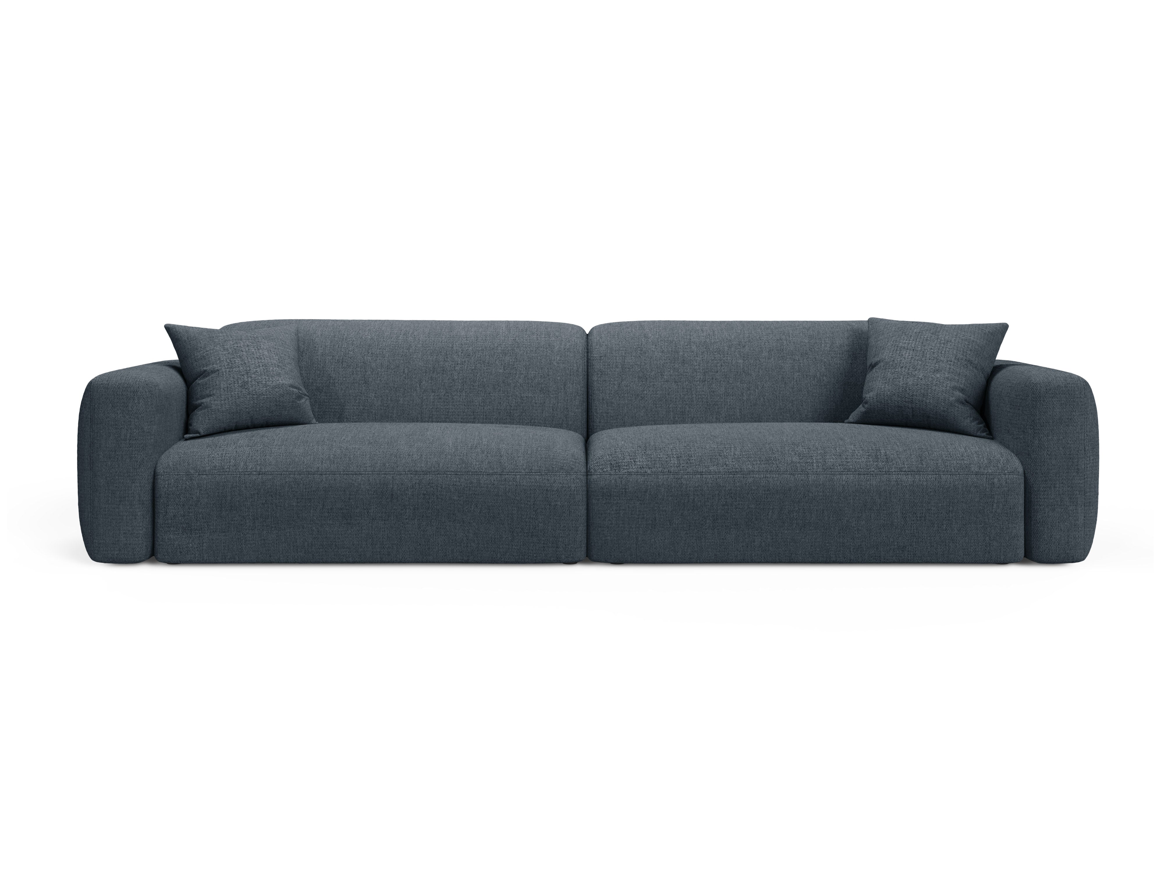 Sofa 4-osobowa STRINO niebieski szenil