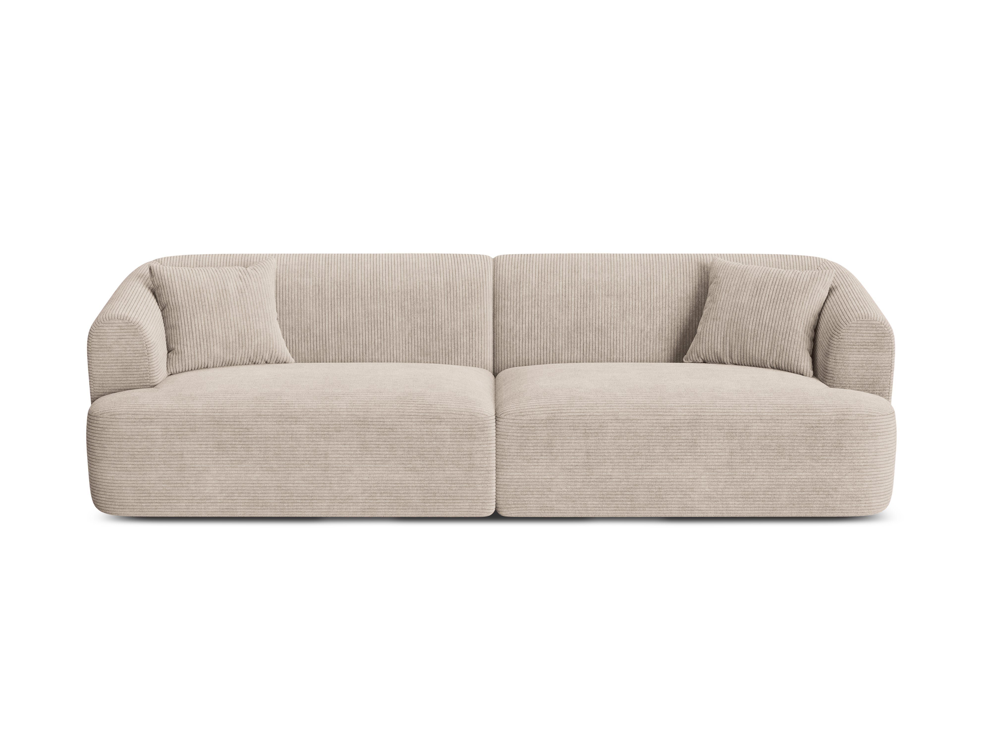 Sofa 4-osobowa CAMPI beżowy sztruks