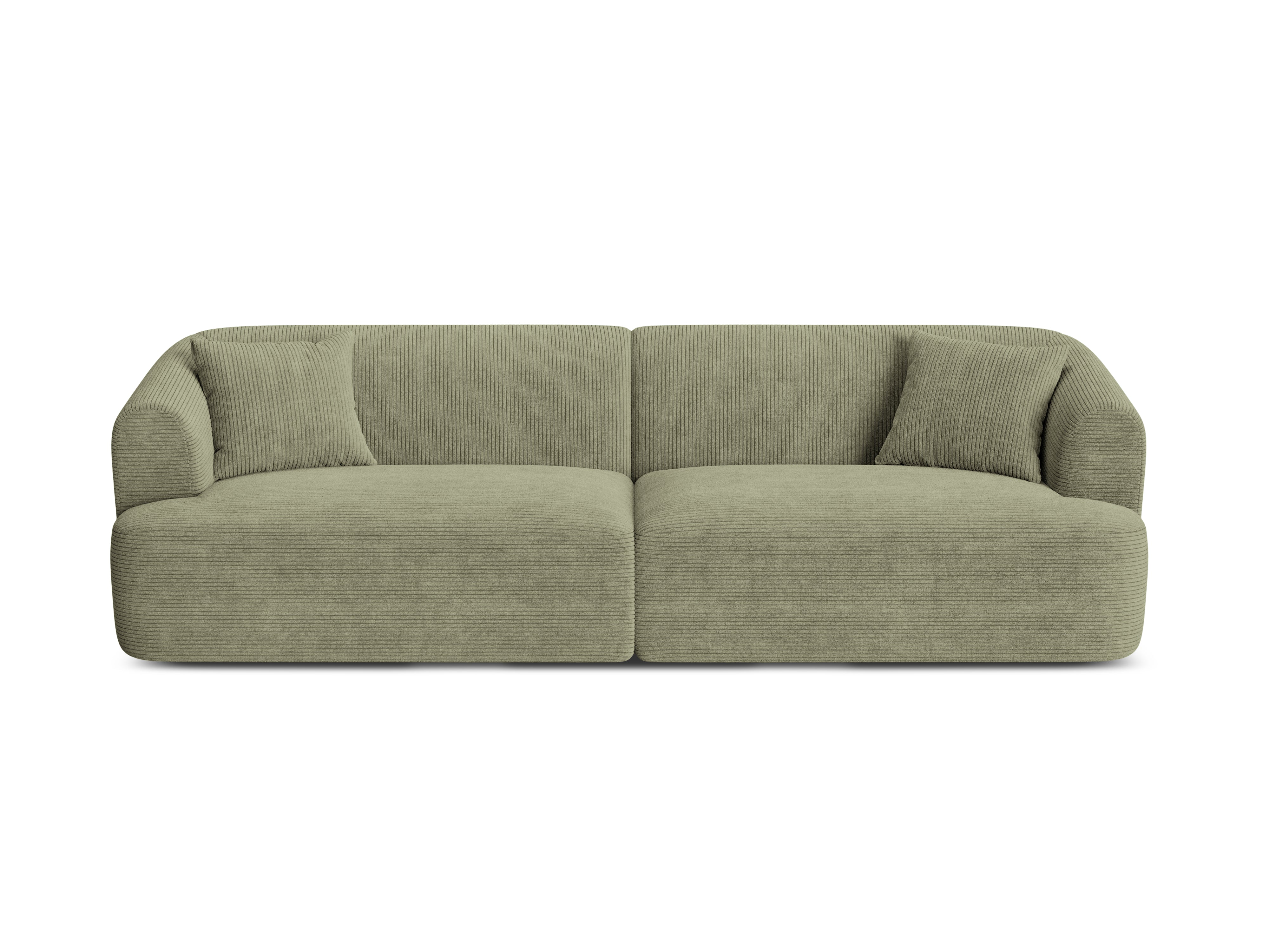 Sofa 4-osobowa CAMPI zielony sztruks