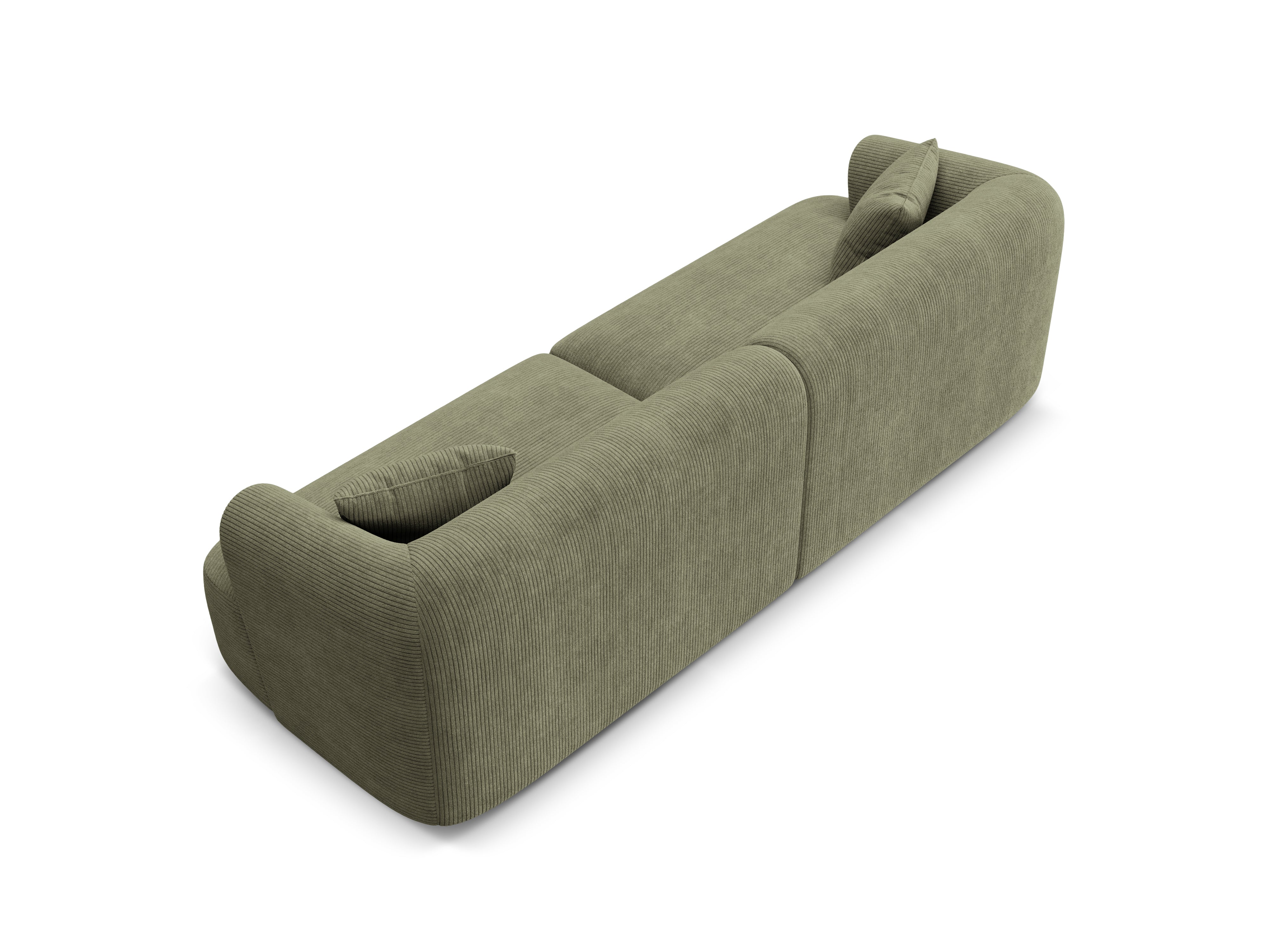 Sofa 4-osobowa CAMPI zielony sztruks
