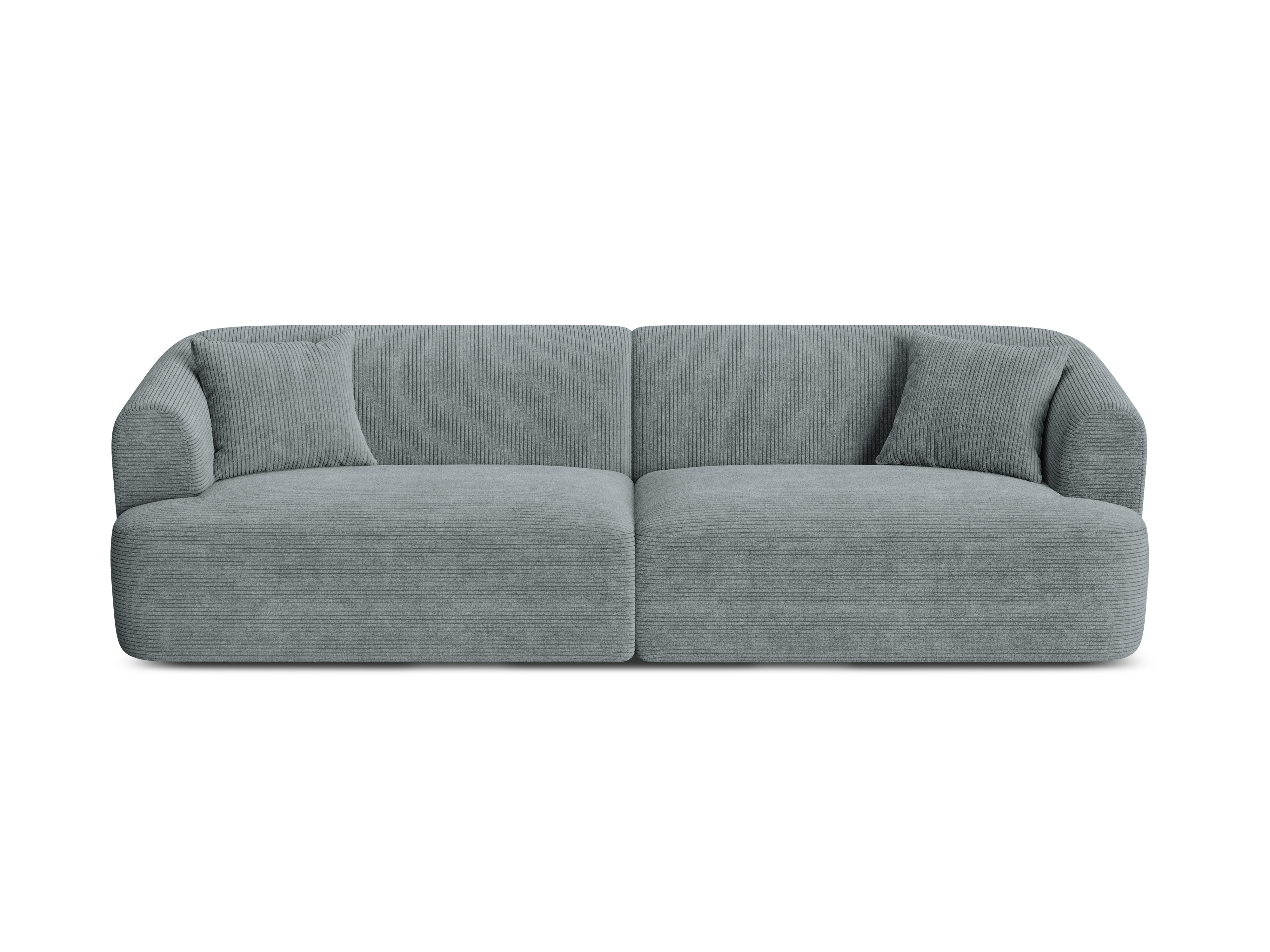 Sofa für 4 Personen CAMPI grauer Cord