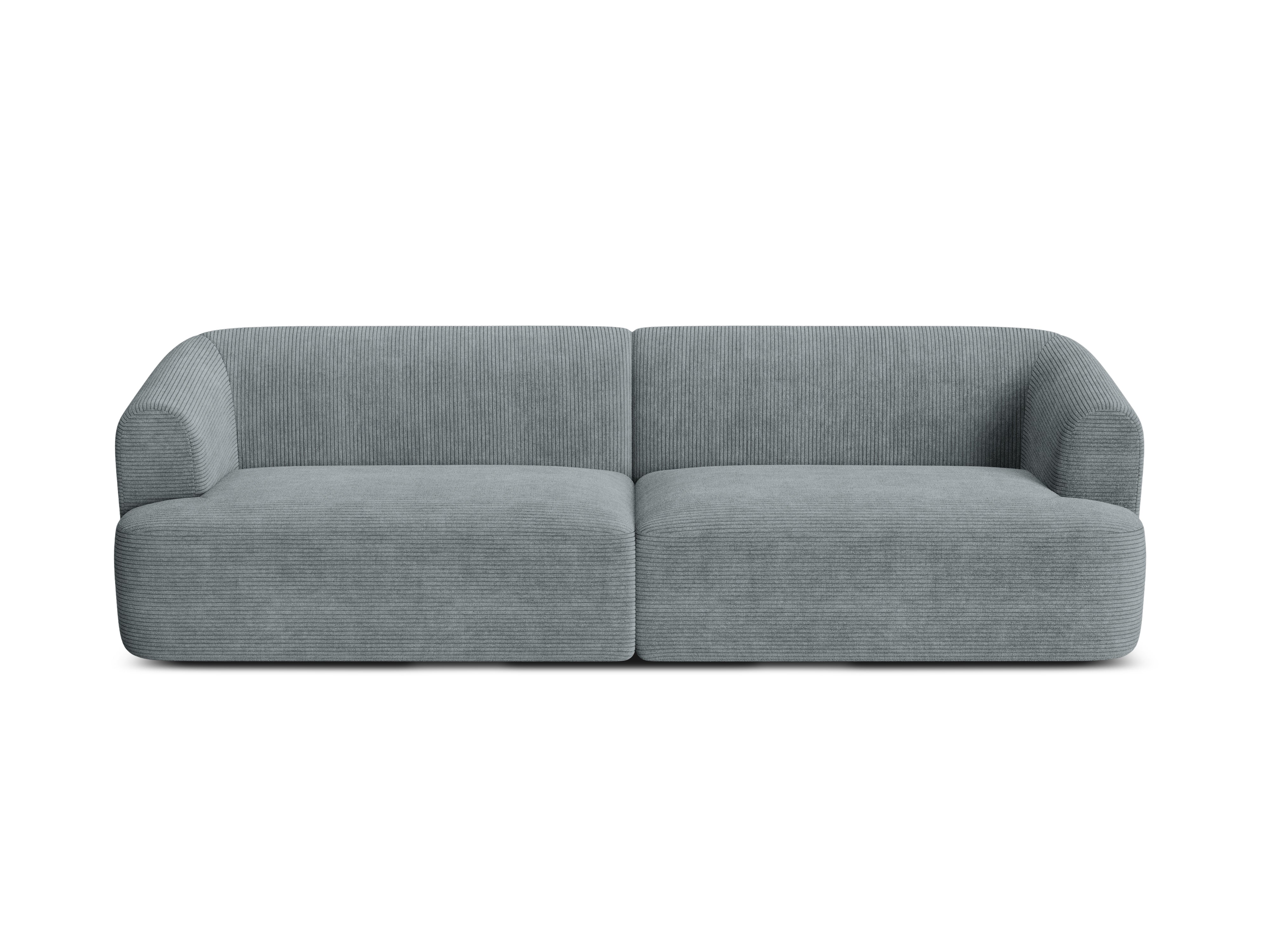 Sofa für 4 Personen CAMPI grauer Cord