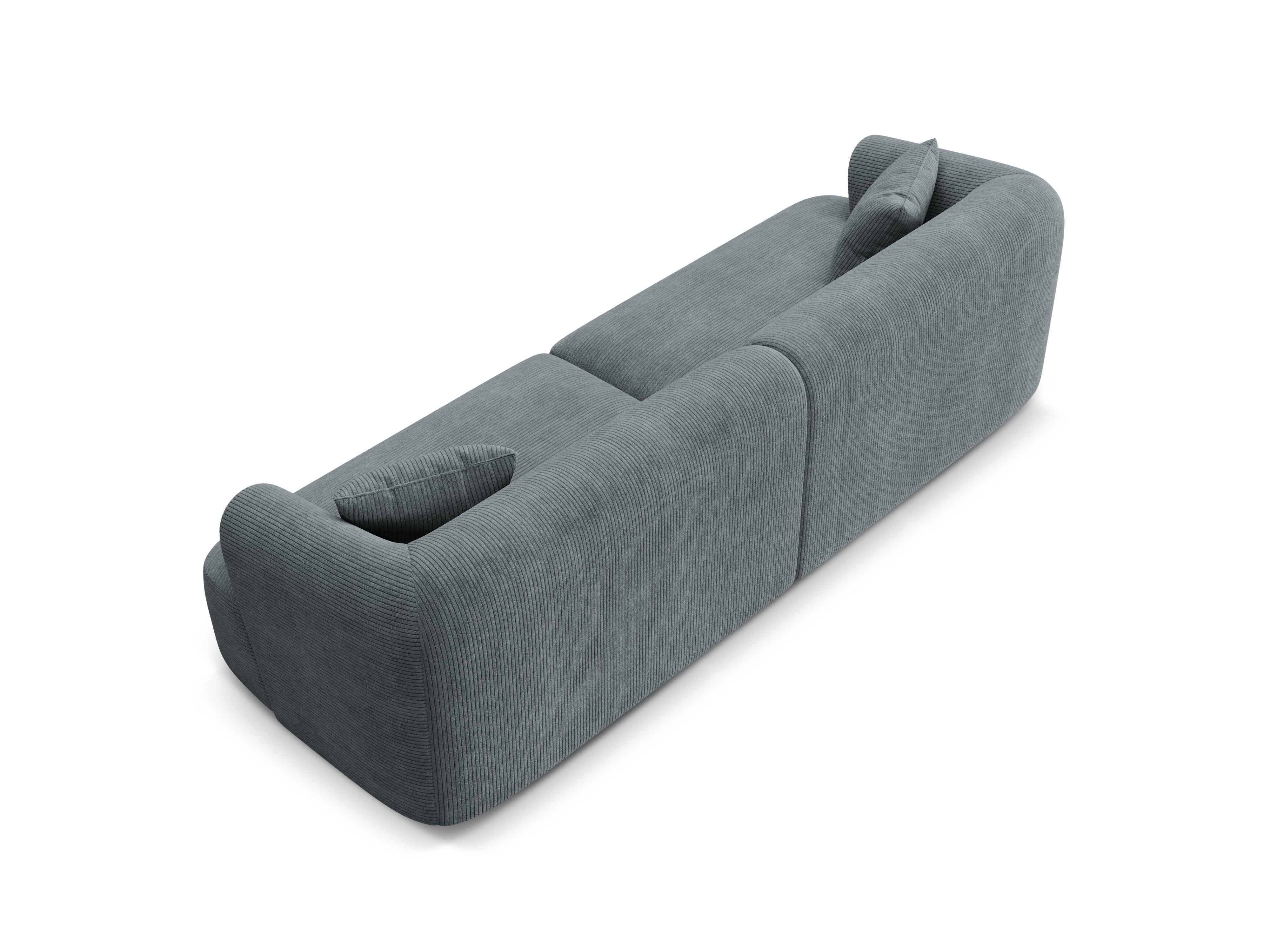 Sofa für 4 Personen CAMPI grauer Cord