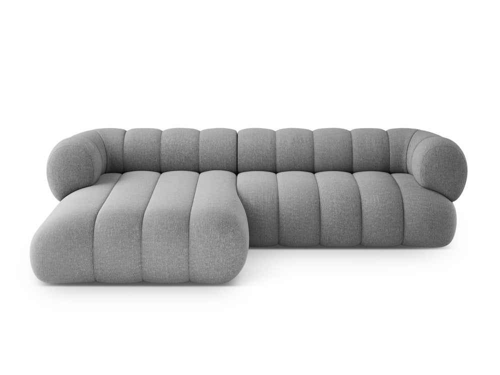 5-seater left-facing corner sofa KOGE light gray