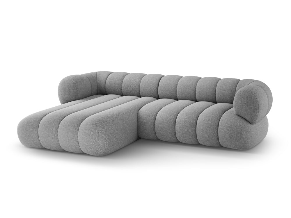 5-seater left-facing corner sofa KOGE light gray