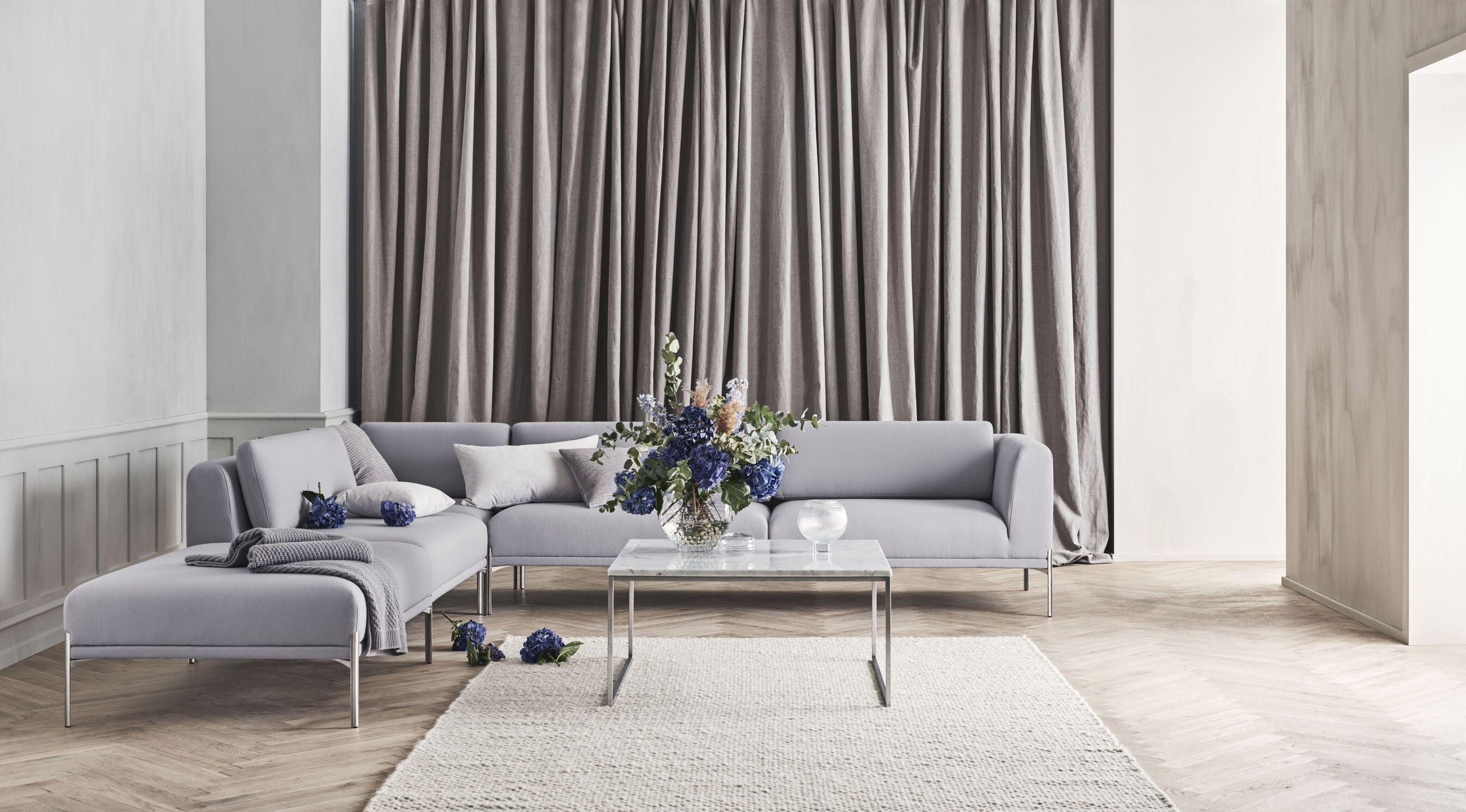 Skandinavien beige Teppich