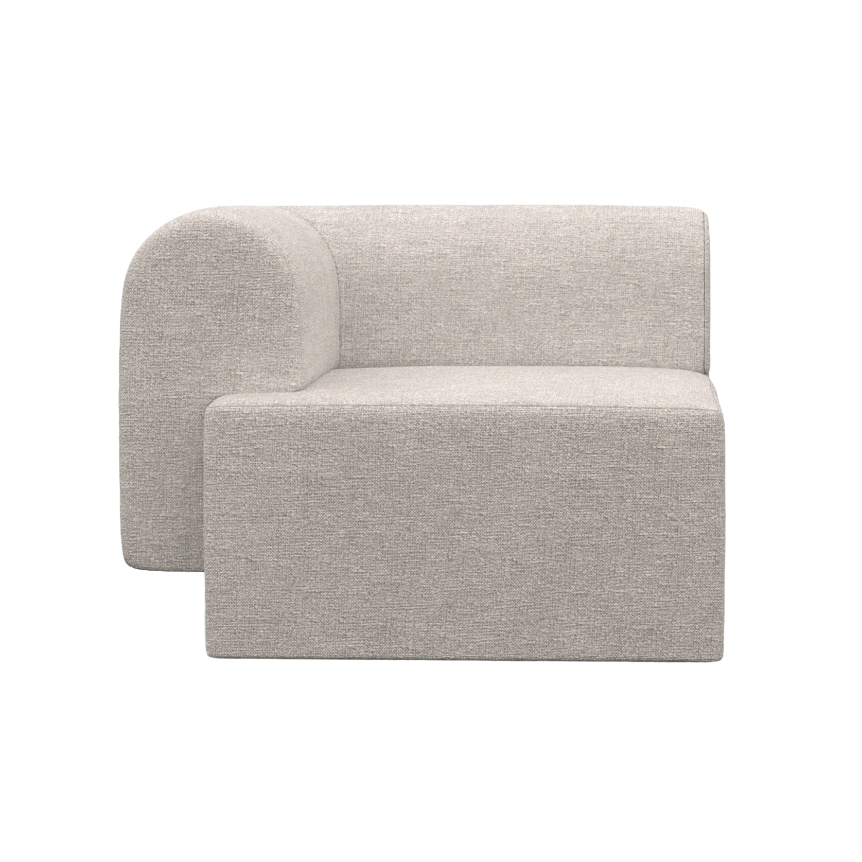 TORI Modular Sofa - Left Module Light Gray