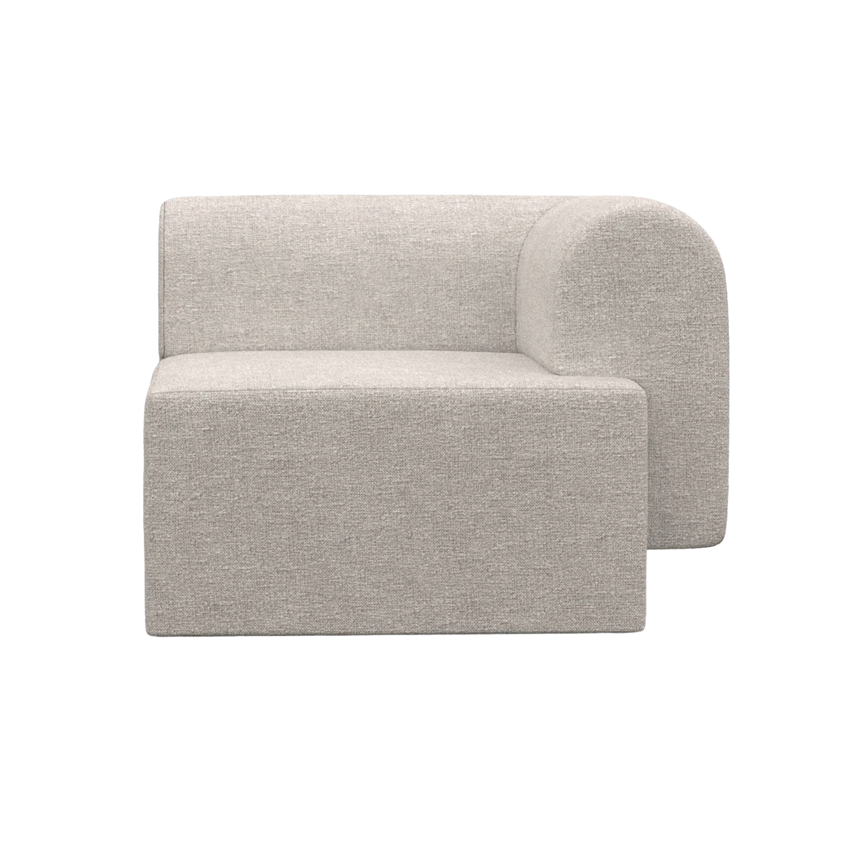 TORI Modular Sofa - Right Module Light Gray