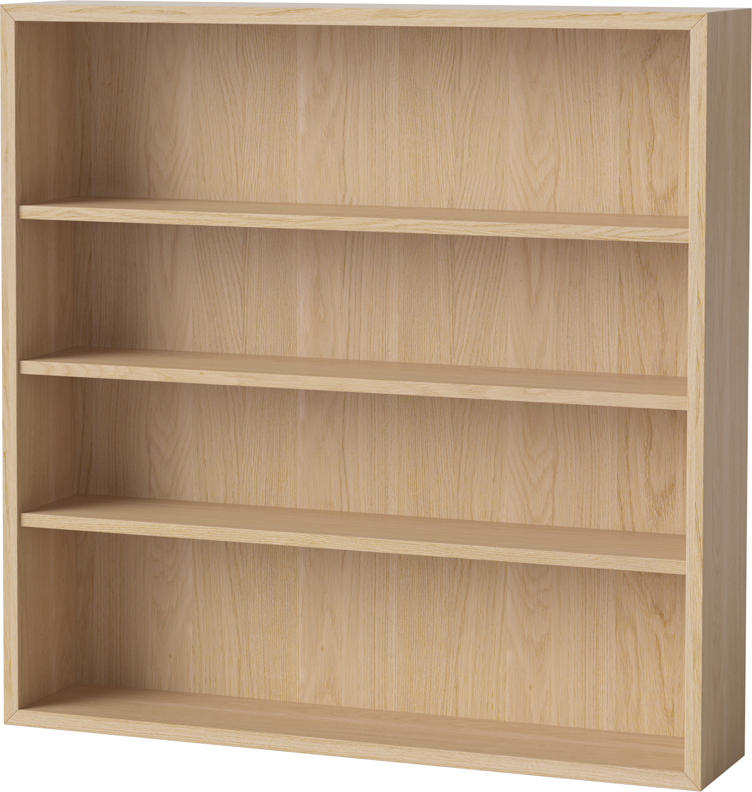 Display Case shelf, bleached oak veneer