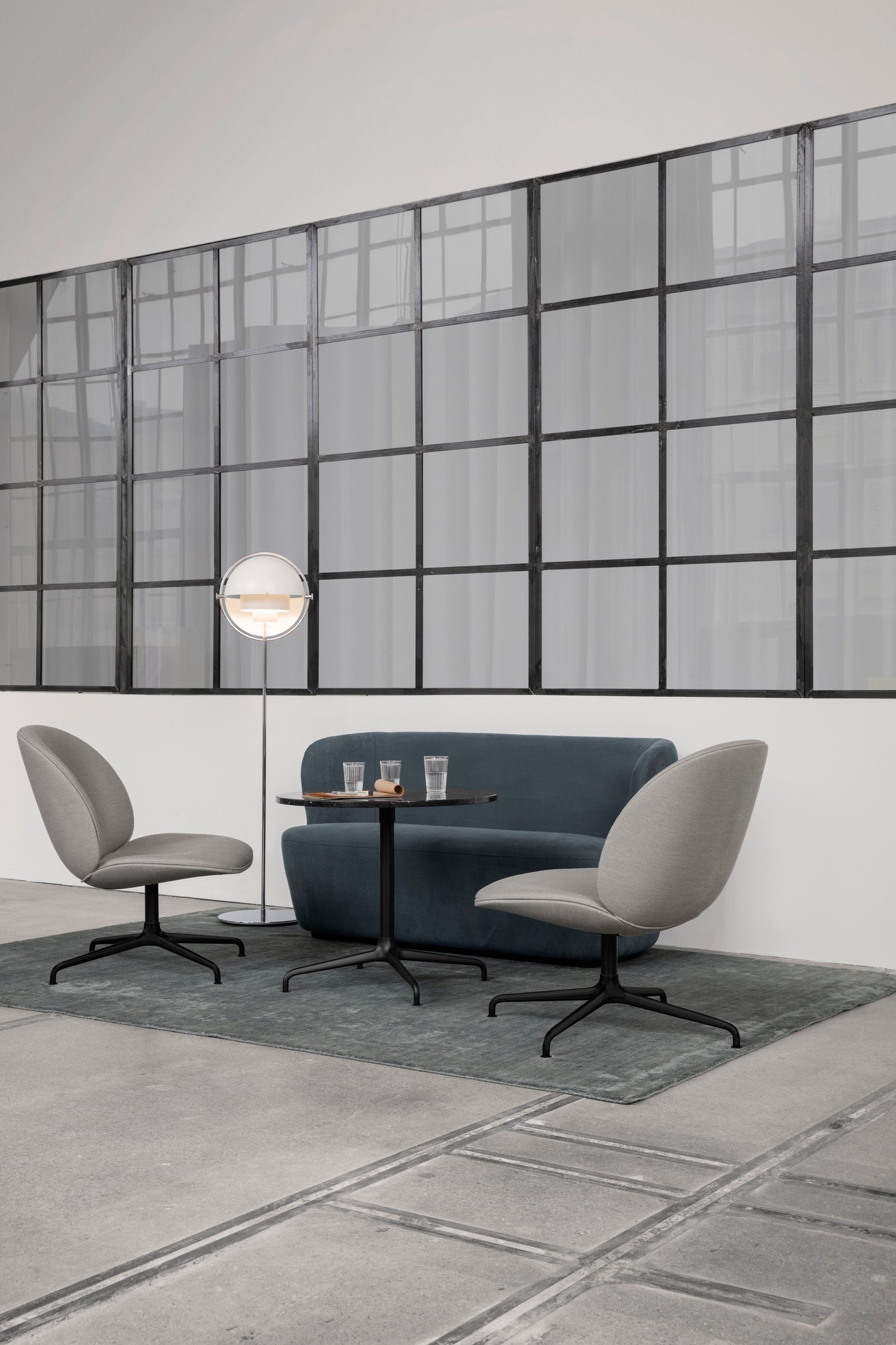 Lampa podłogowa MULTI-LITE chrom