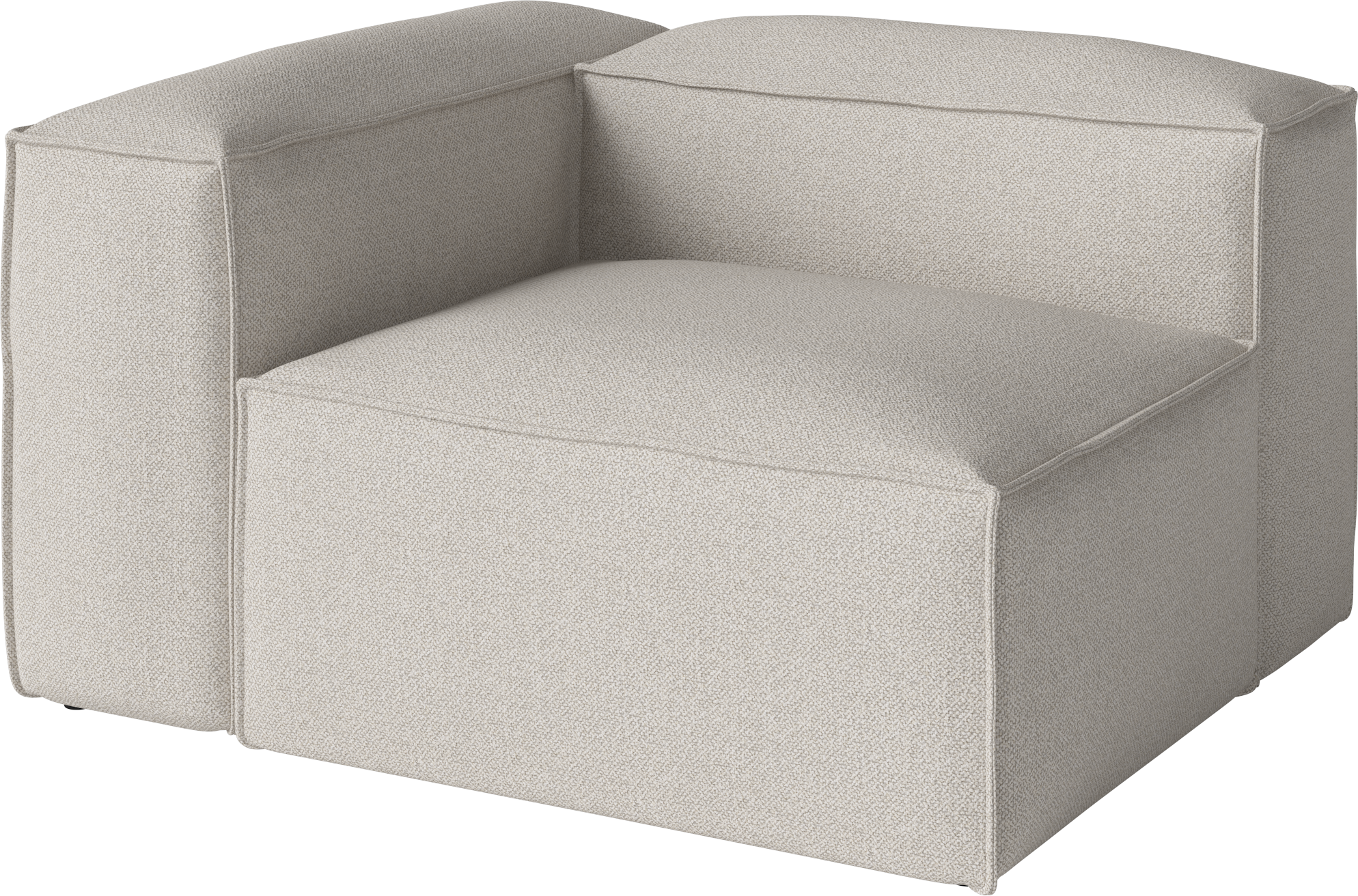 Sofa modułowa COSIMA - moduł lewostronny tapicerowany