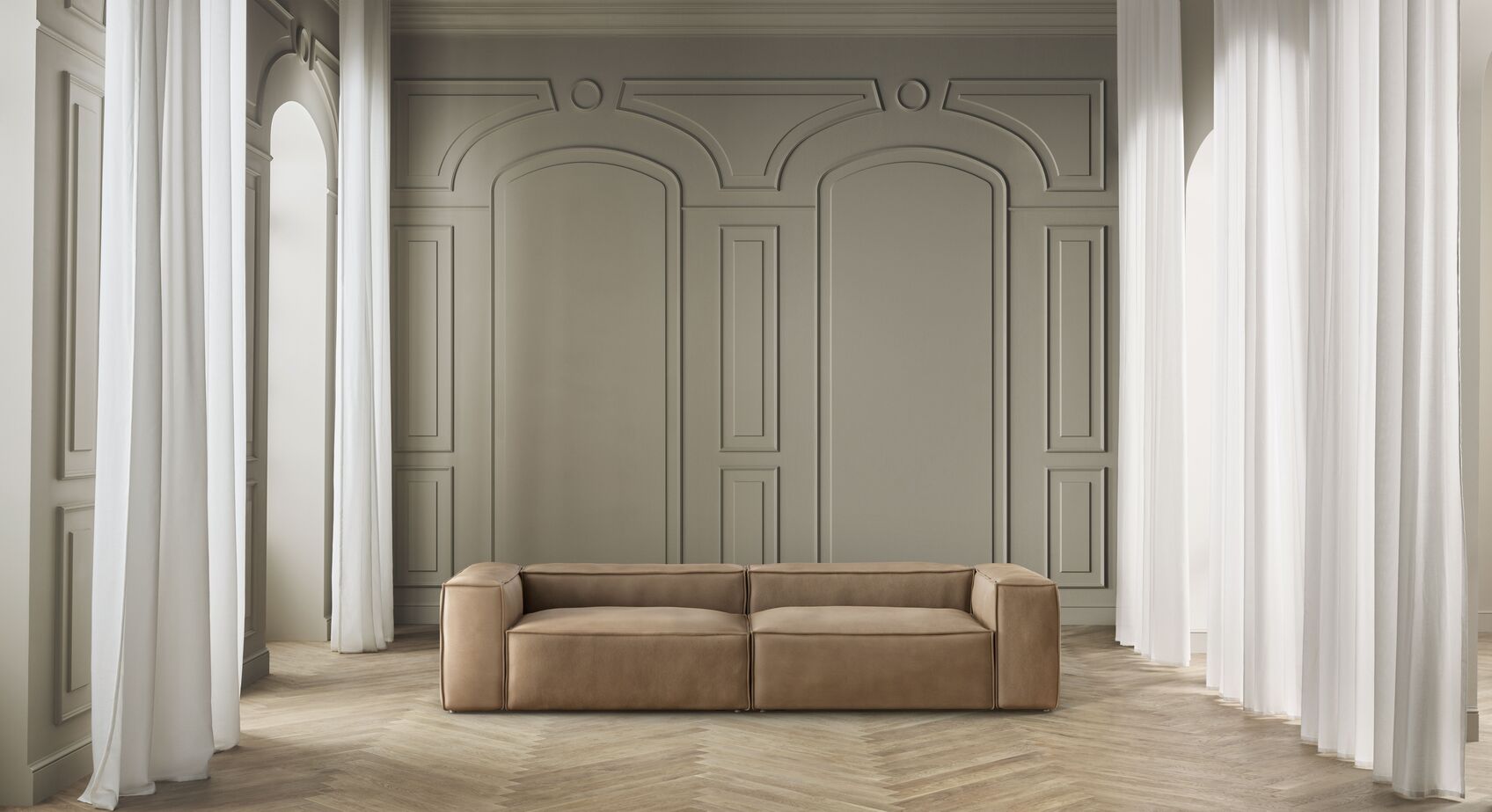 Sofa 2-modułowa COSIMA tapicerowana