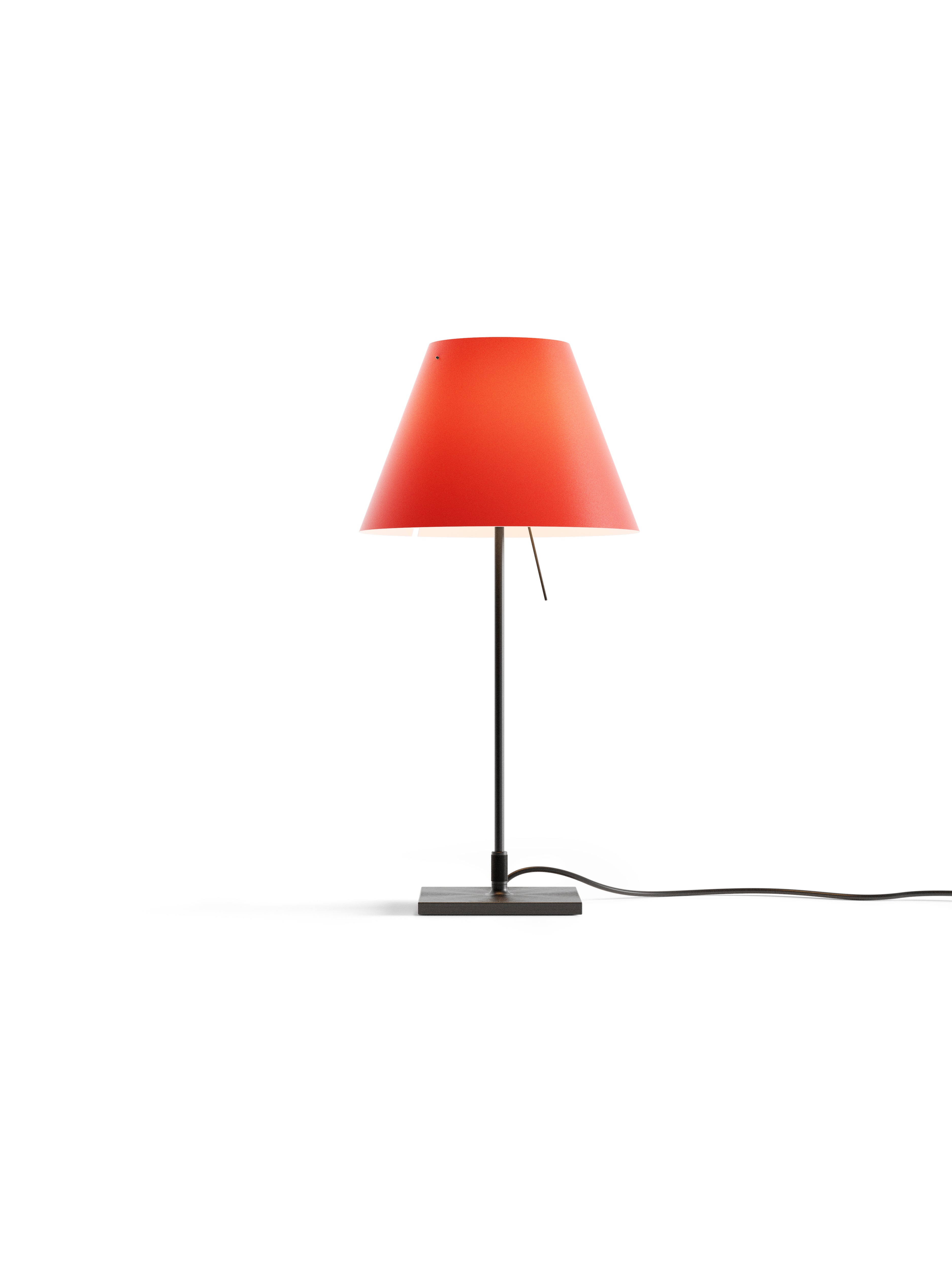 Lampa stołowa COSTANZA czerwony
