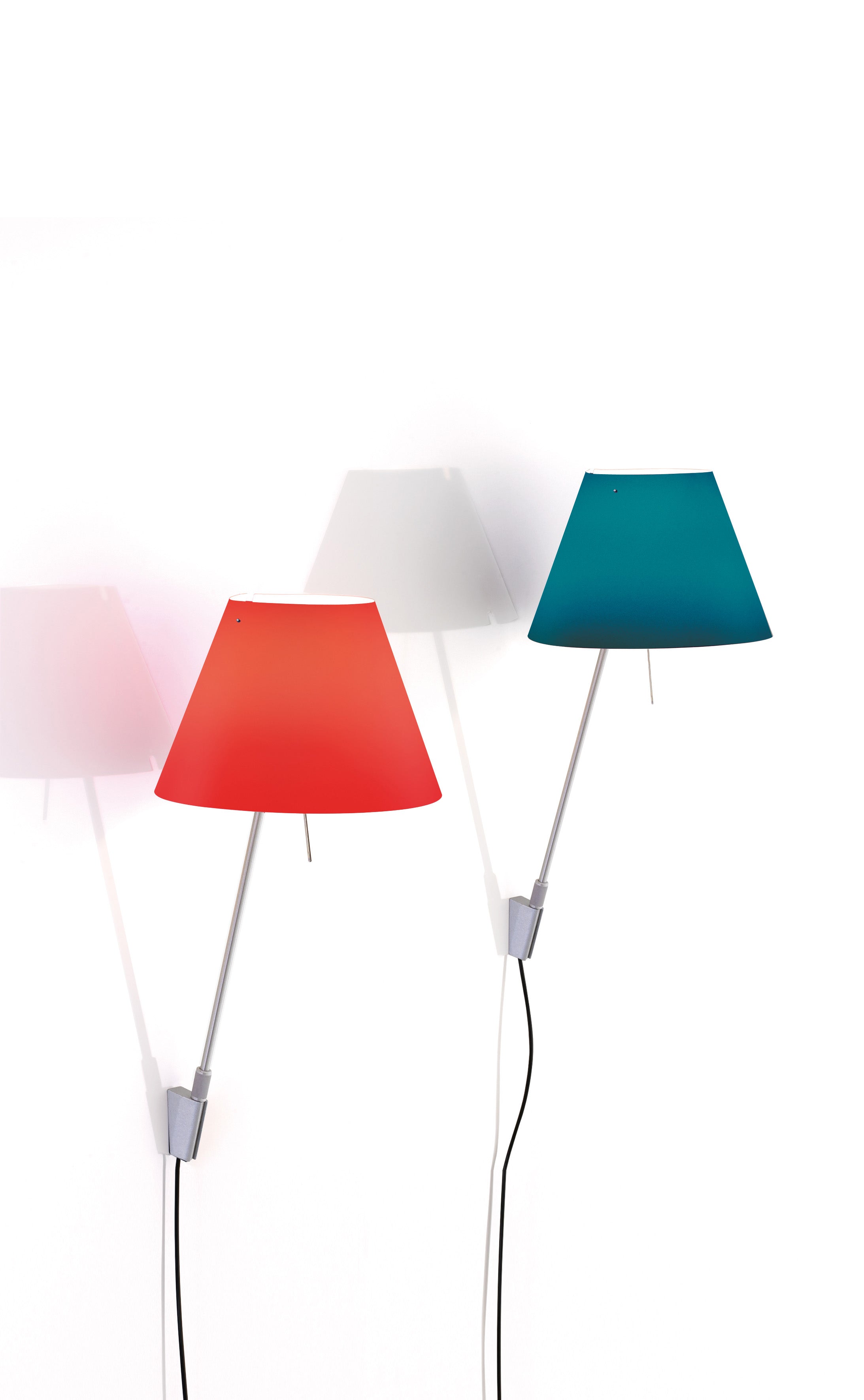 Lampa ścienna COSTANZINA czerwony
