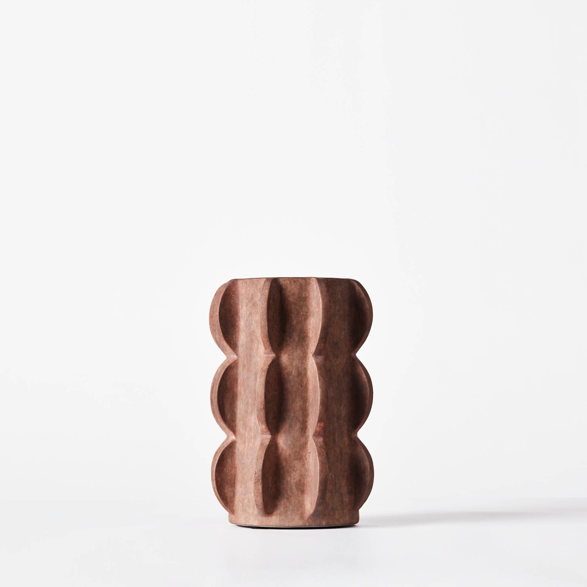ARCISSIMO vase brown ceramic