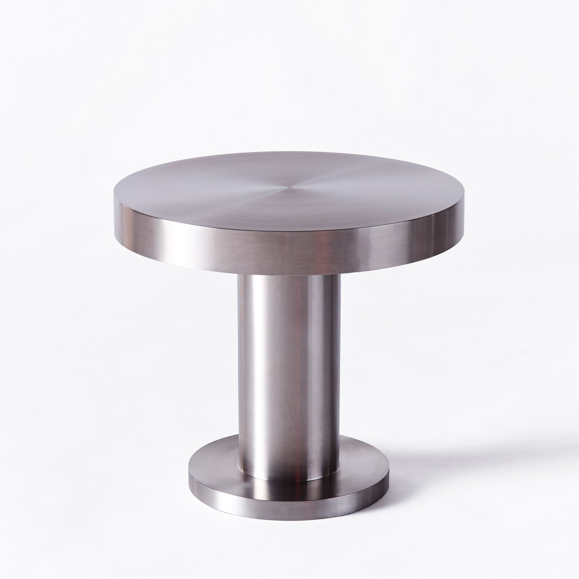 Stolik boczny CUFFLINK stal polerowana