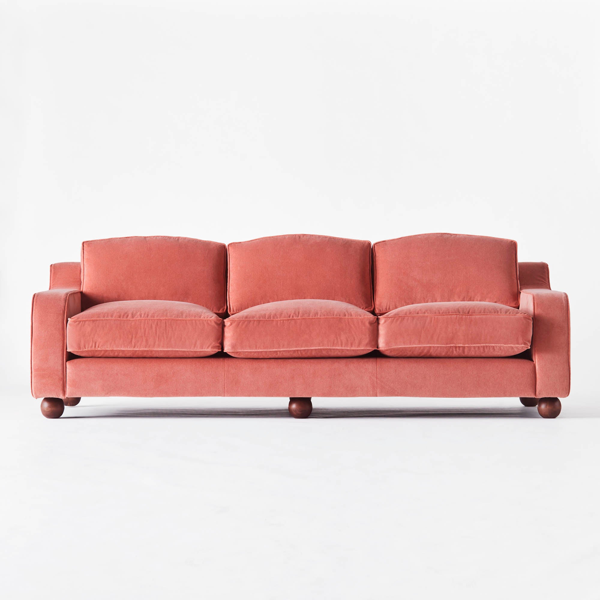 Sofa LOLA koralowy welur