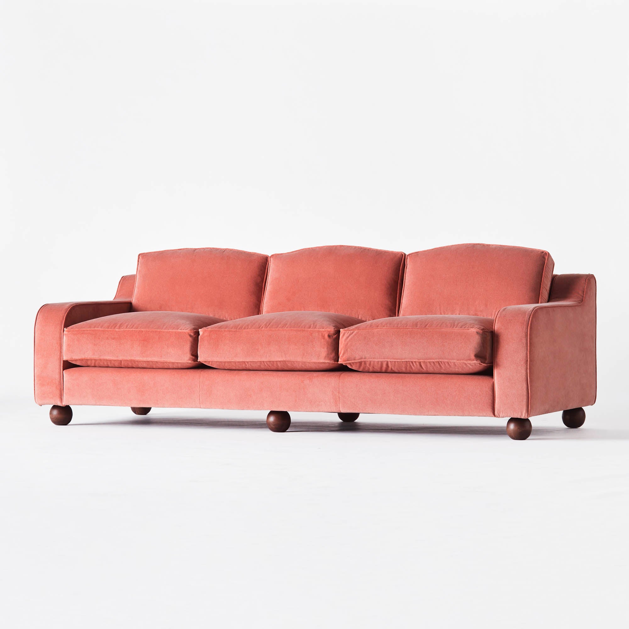 Sofa LOLA koralowy welur