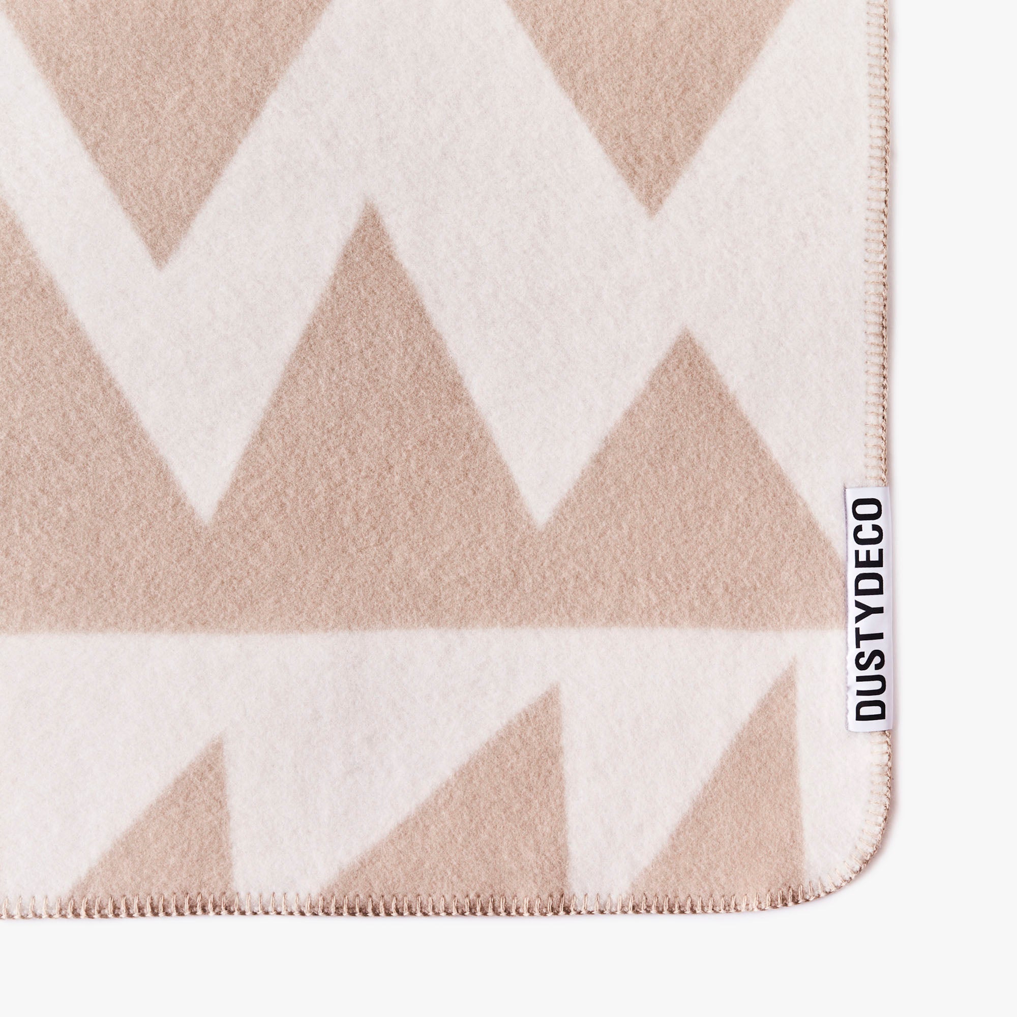 Koc ZIG ZAG beige with cream