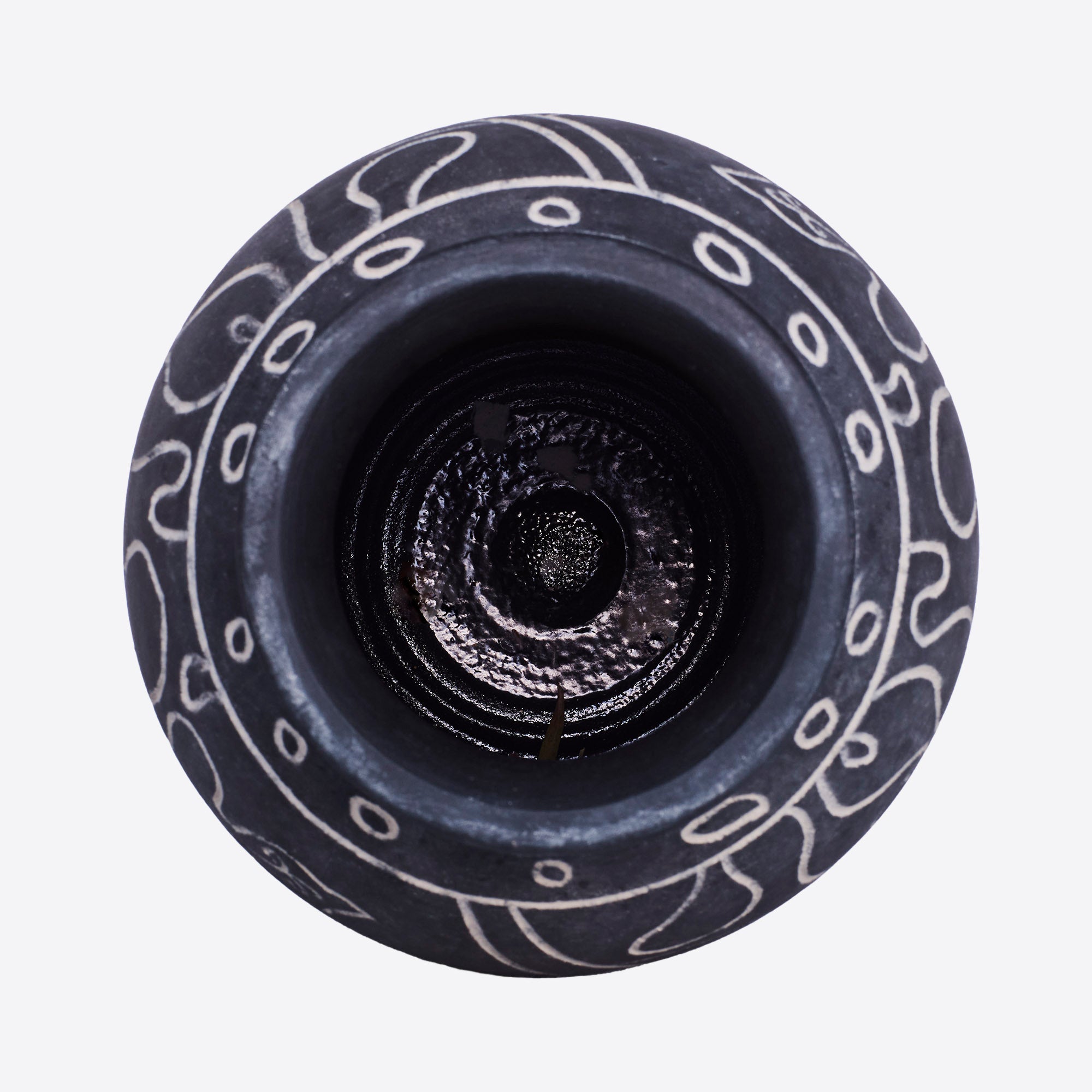 Vase FRIDA schwarze Keramik