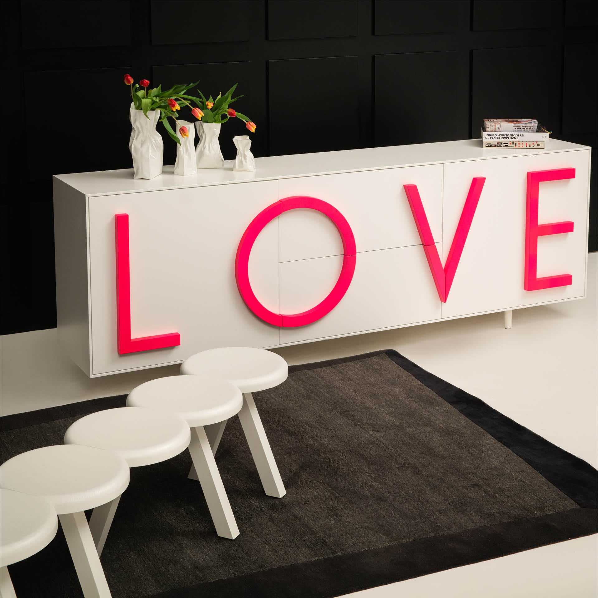 LOVE Kommode weiß