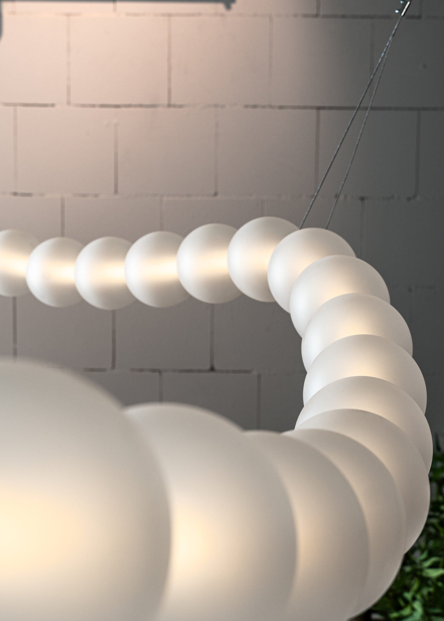Lampa wisząca DAISY szkło dmuchane