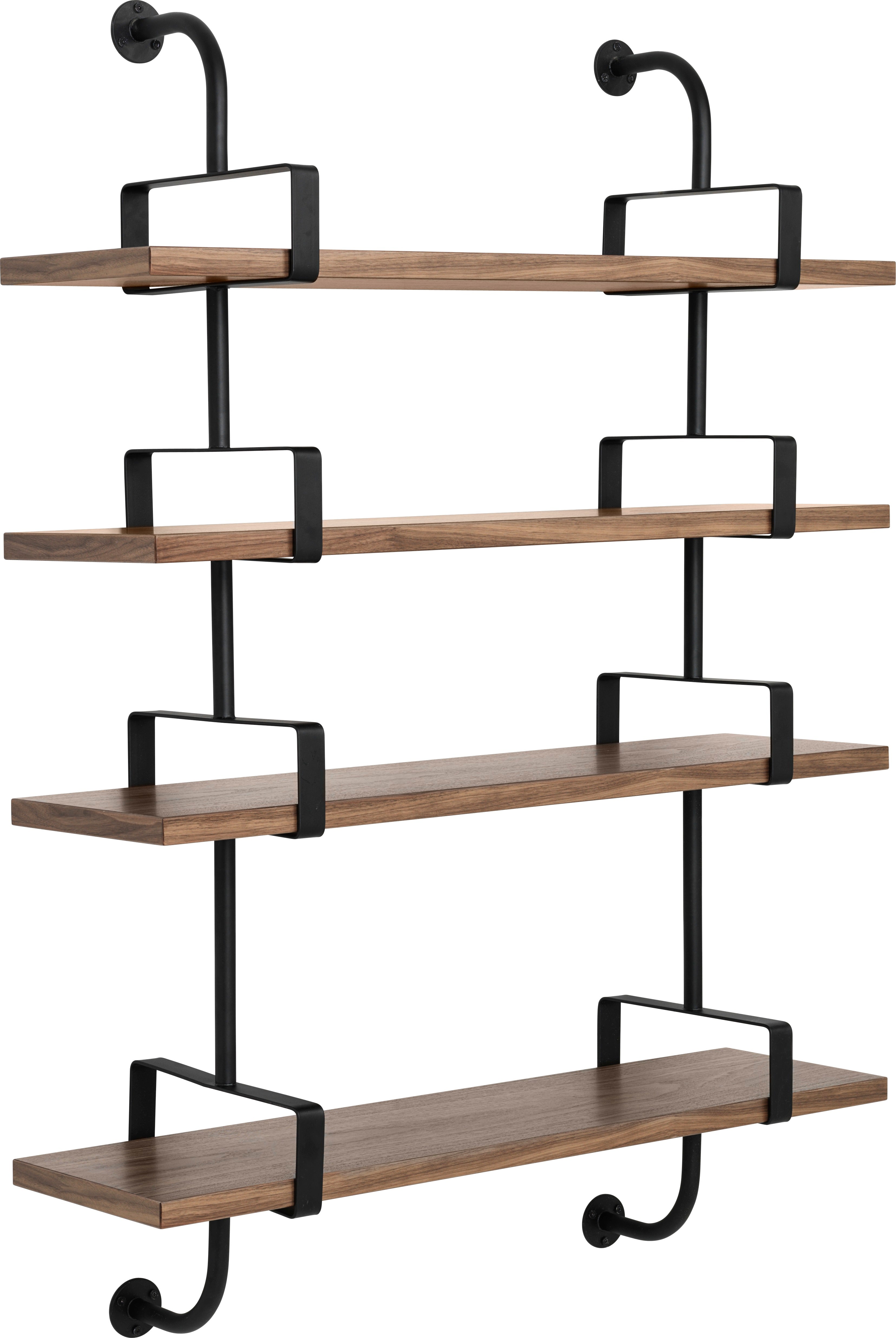 DÉMON walnut wood shelf