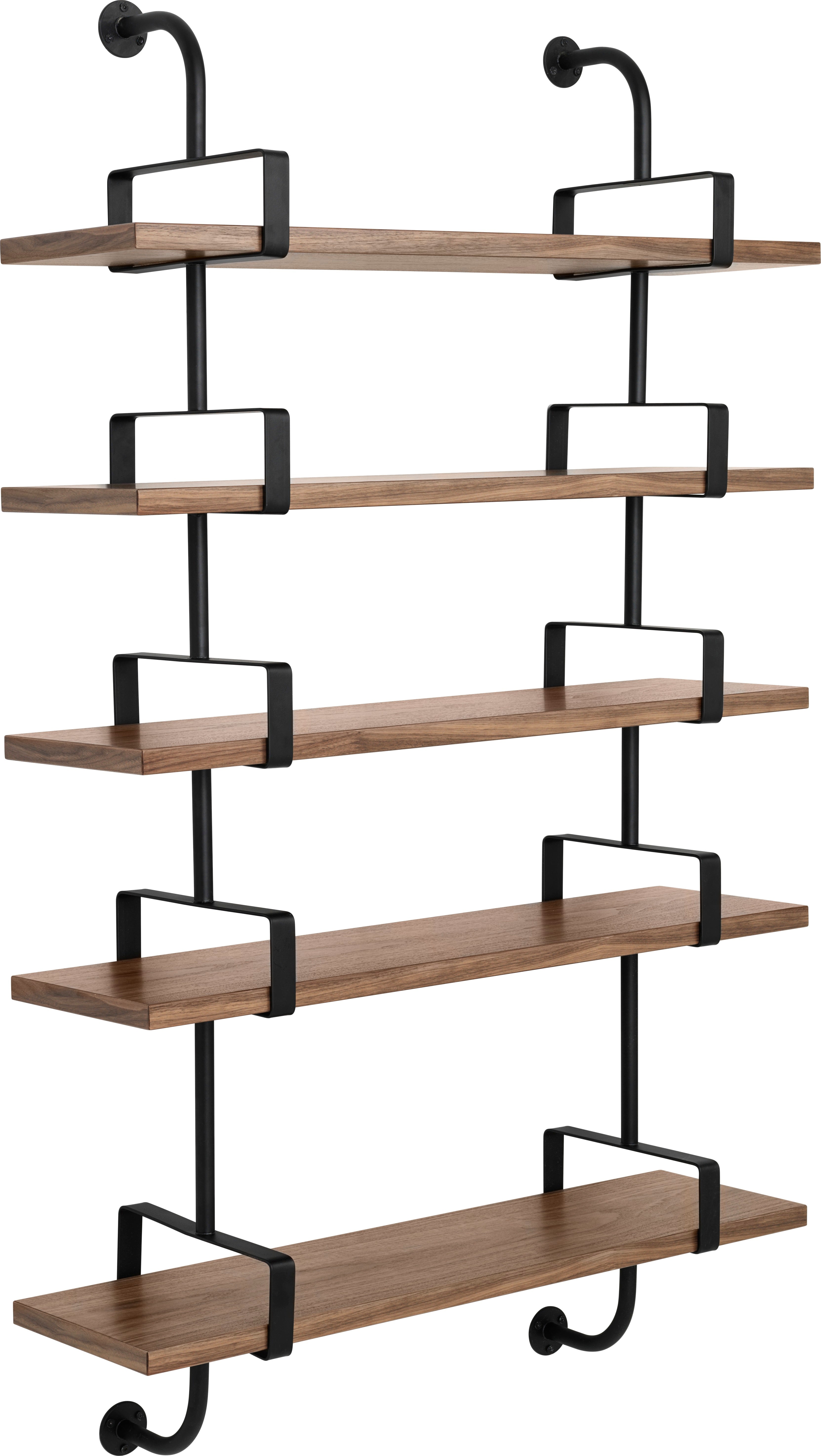 DÉMON walnut wood shelf
