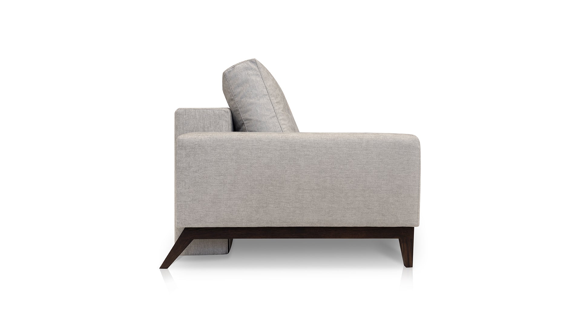 Sofa rozkładana DUNA z dębową podstawą