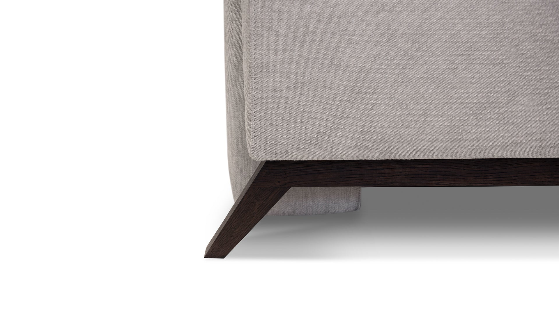 Sofa rozkładana DUNA z dębową podstawą