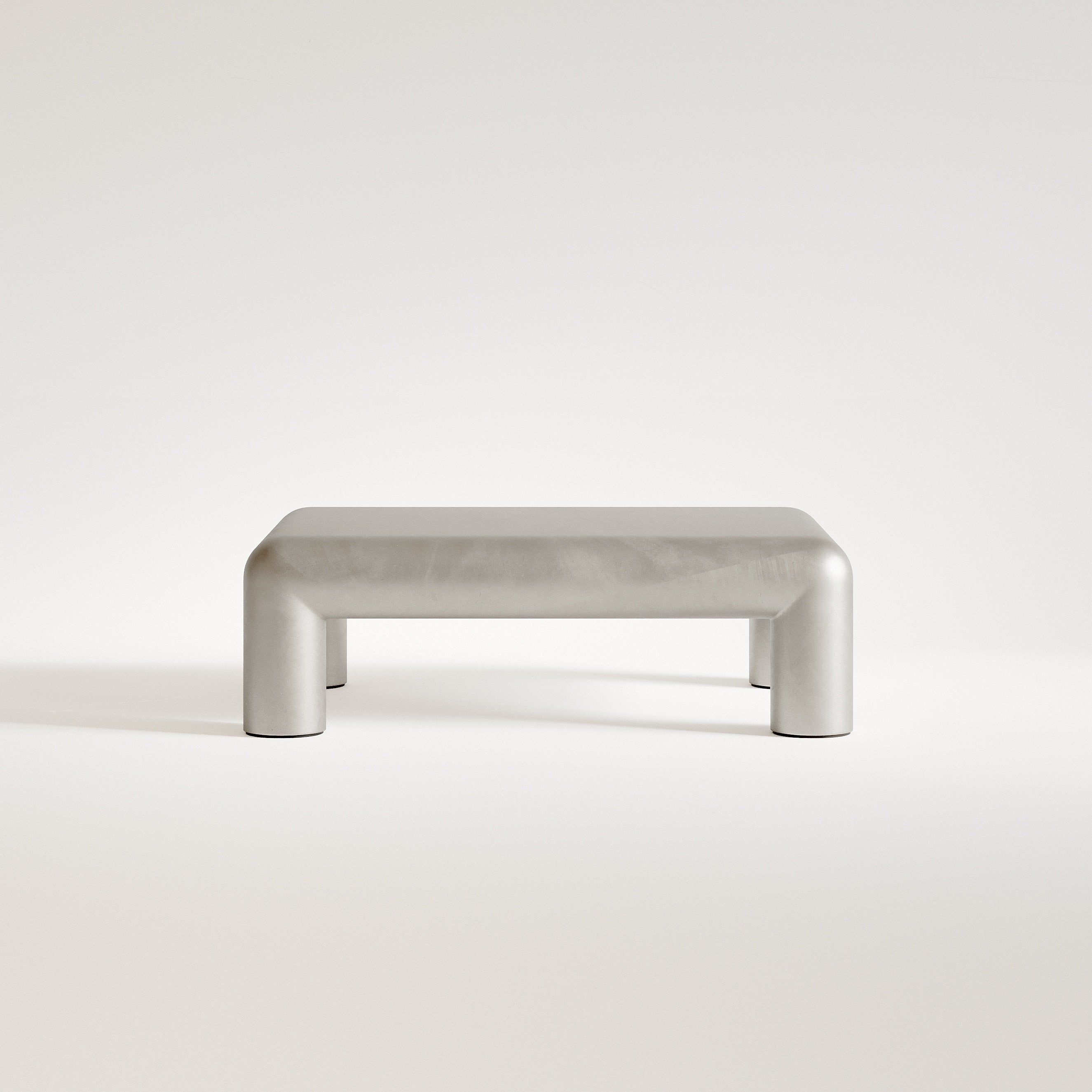 Stolik kawowy prostokątny CUBIO aluminium