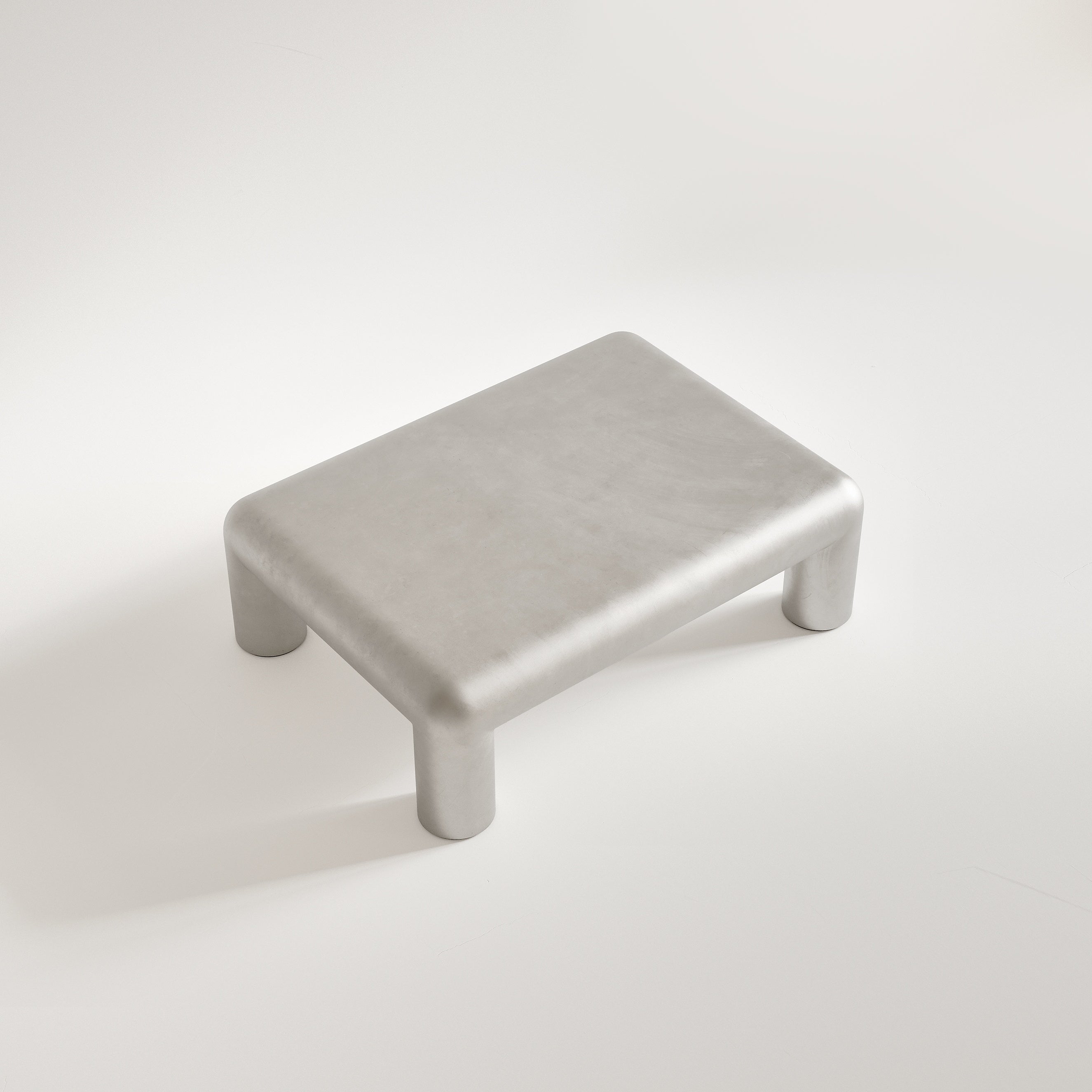 Stolik kawowy prostokątny CUBIO aluminium