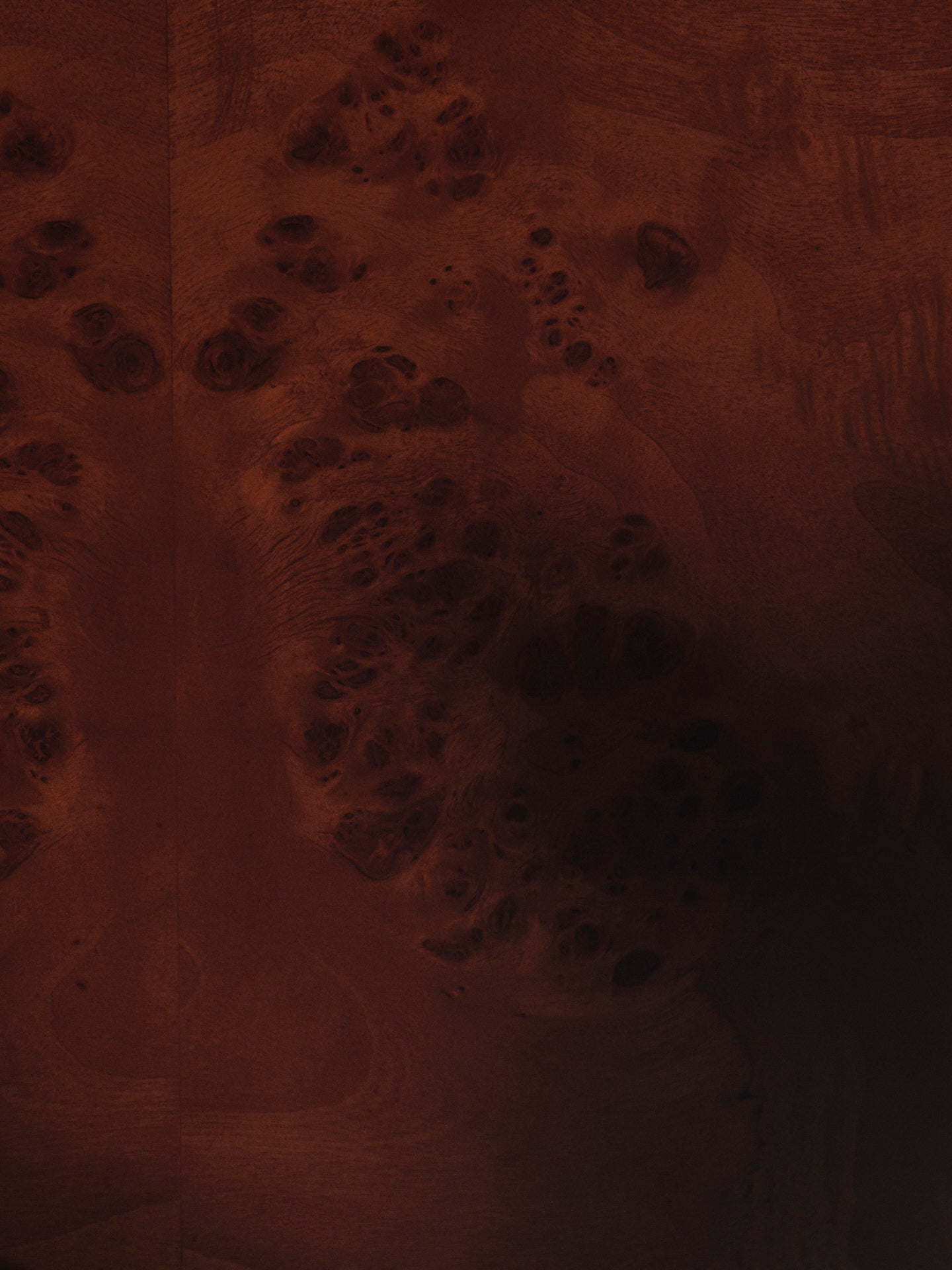 BURL brown veneer coffee table with drawer made of poplar burl
