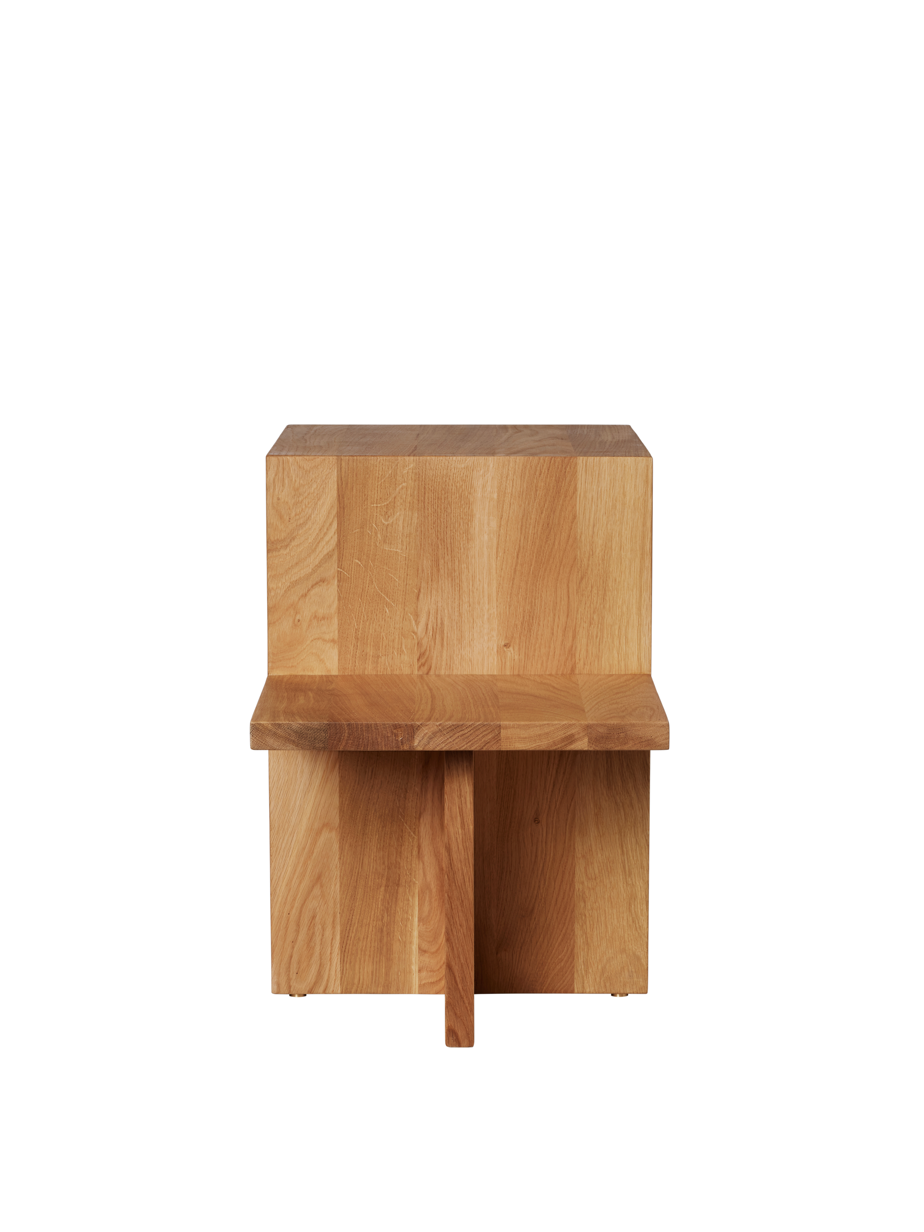DISTINCT side table oak wood