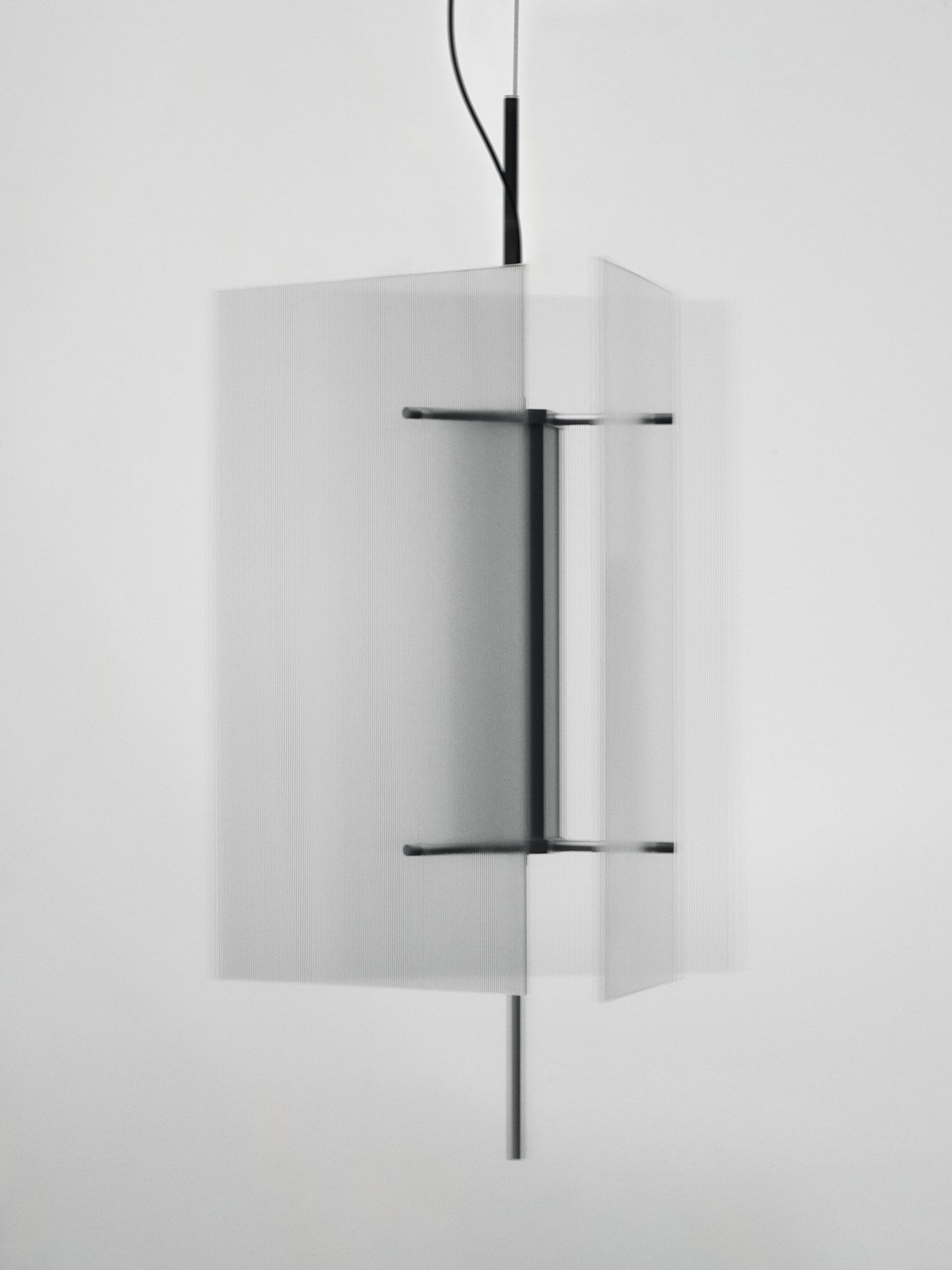 Lampa wisząca OESTE szkło ryflowane