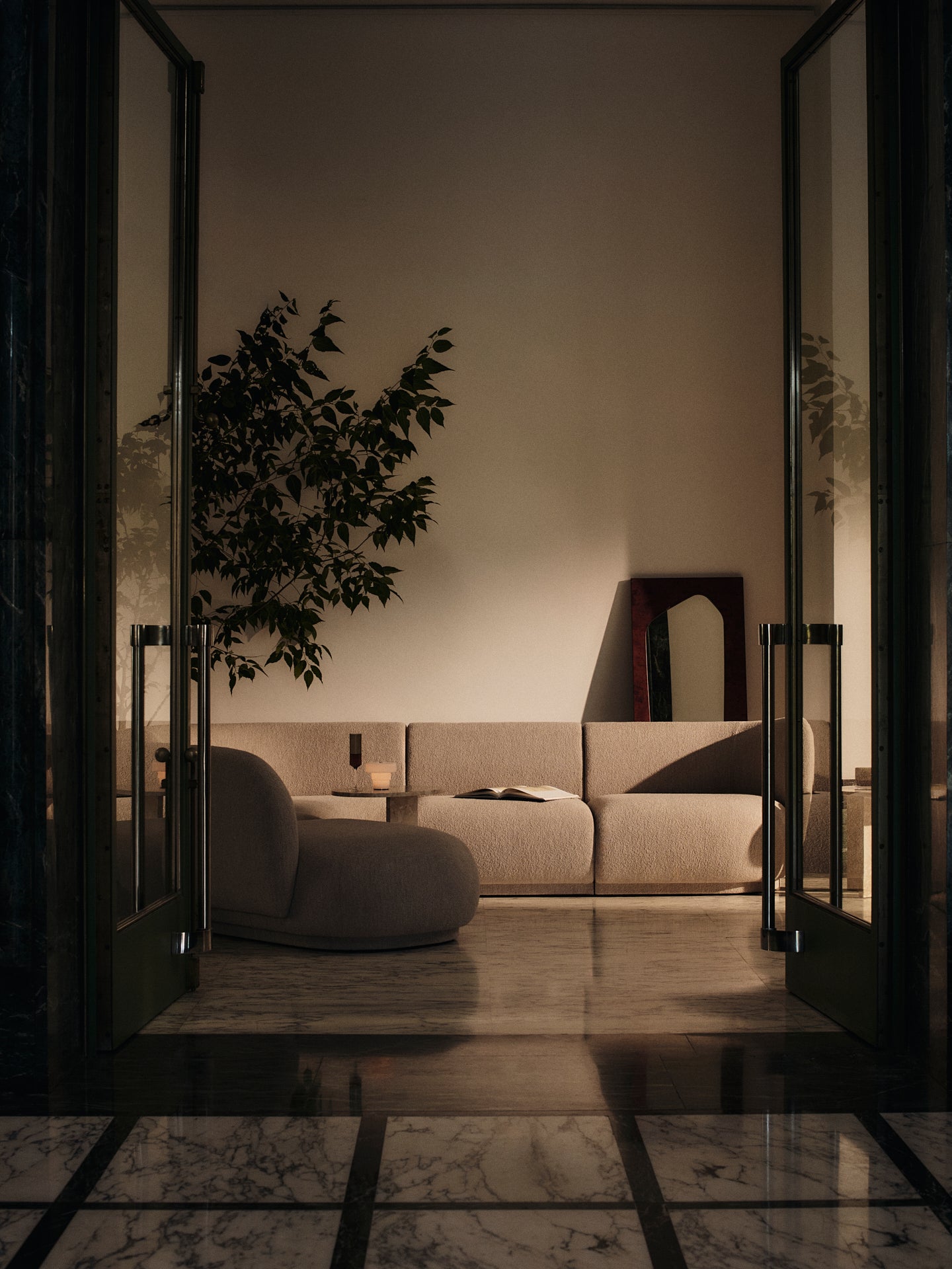 Portable lamp RIPPLE white