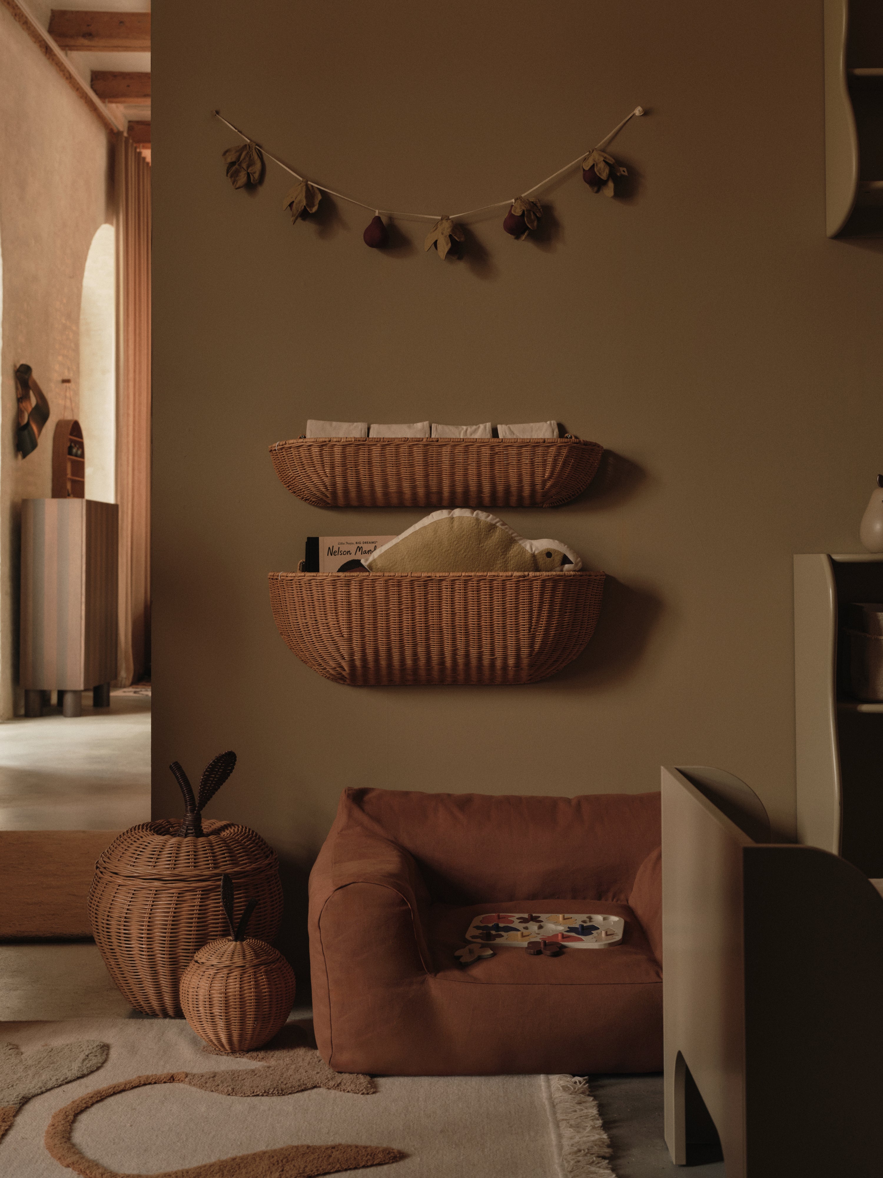 Fotel dziecięcy BILLOW BEAN BAG brązowy