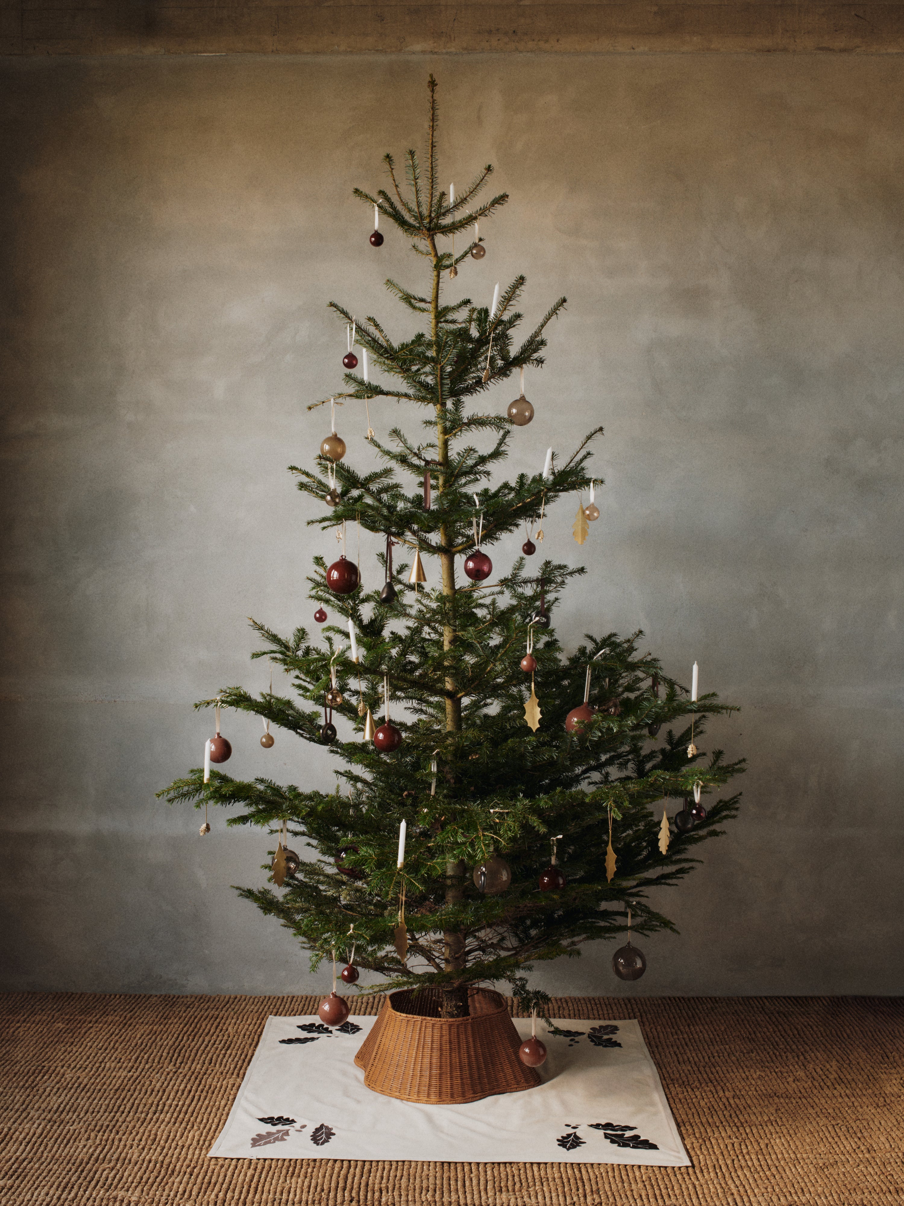 Dekorationsset für den Weihnachtsbaum CONE BELL aus Messing