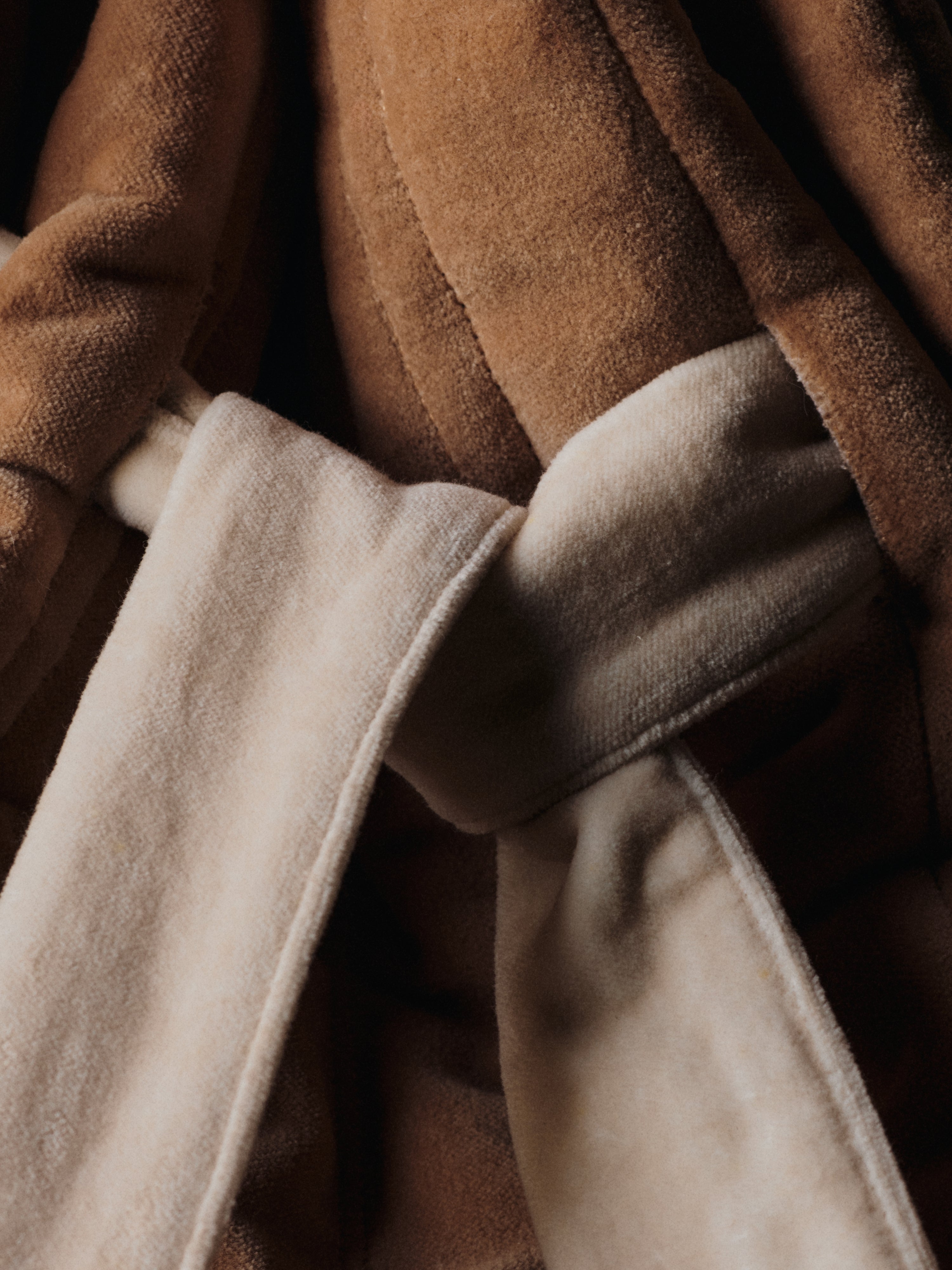 Worek na prezenty VARI QUILTED SACK brązowy z białym
