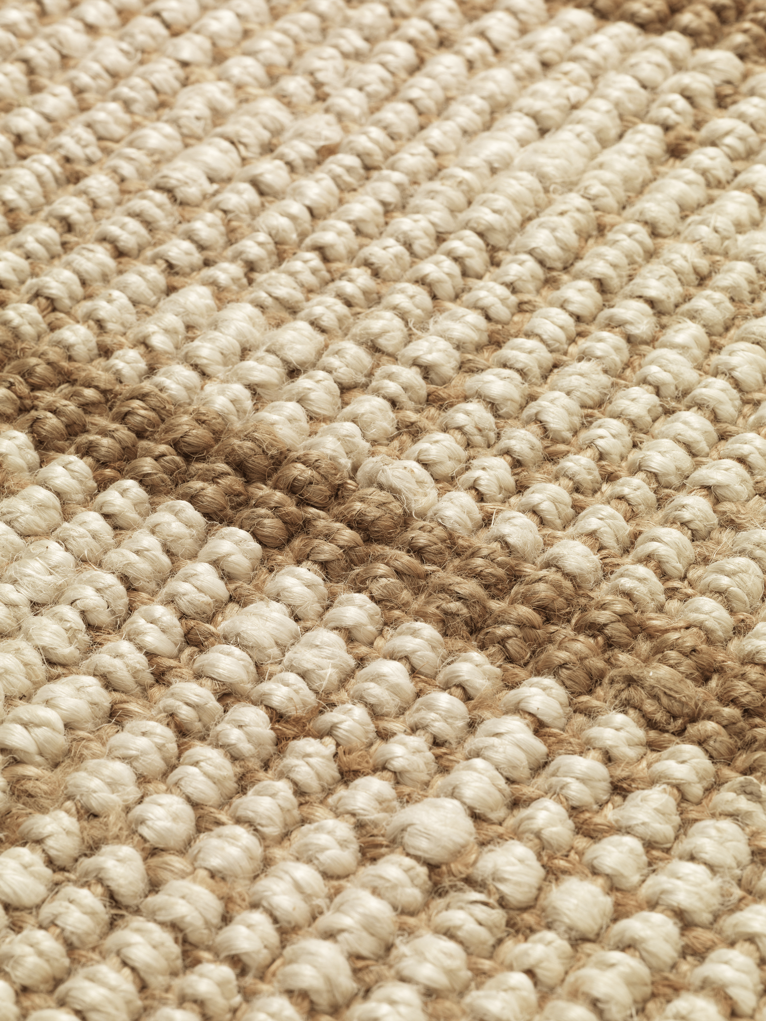 ATHENS STRIPES cream runner with brown
