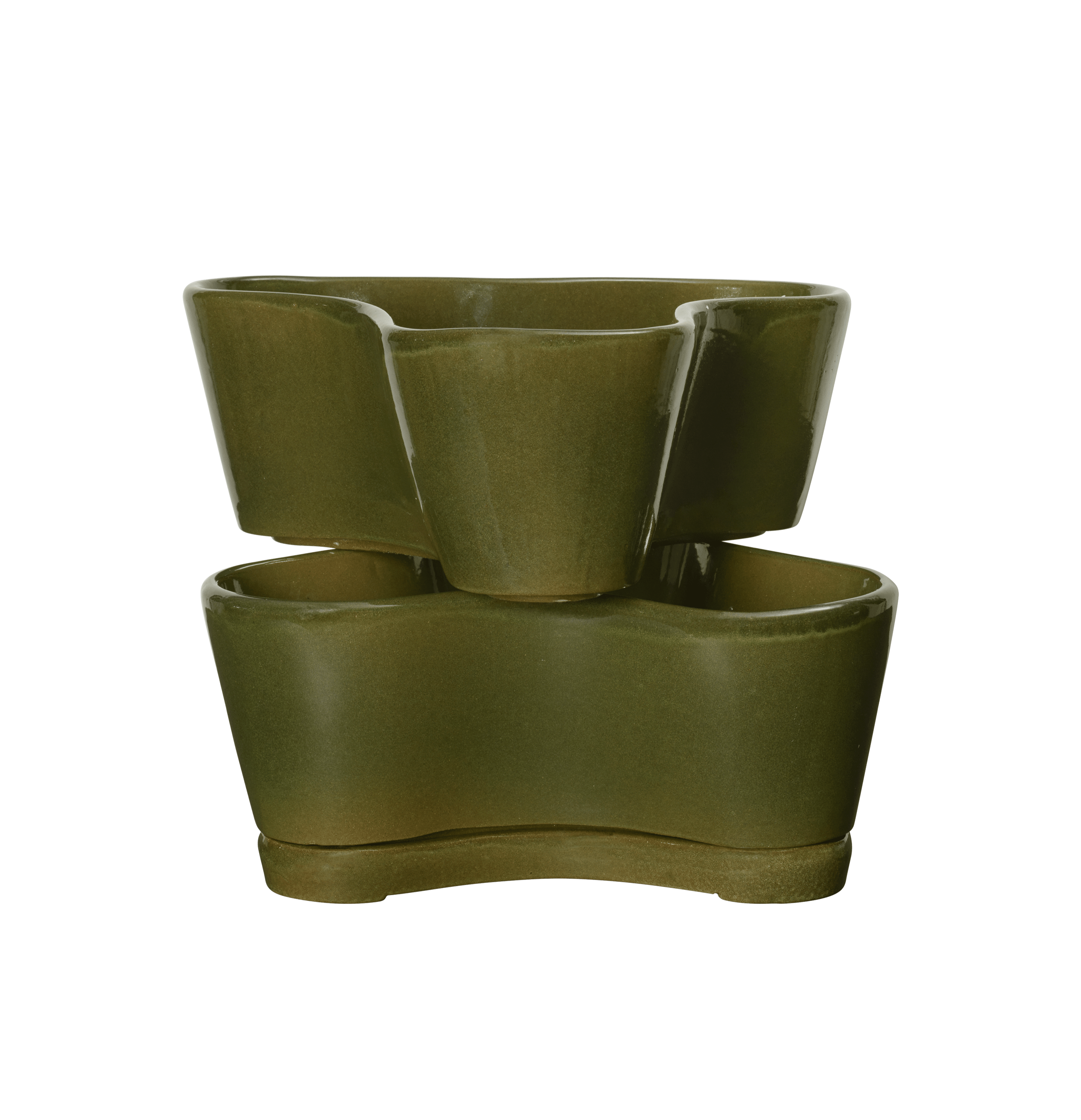 Zestaw doniczek GEMI STACKABLE PLANTERS zielony