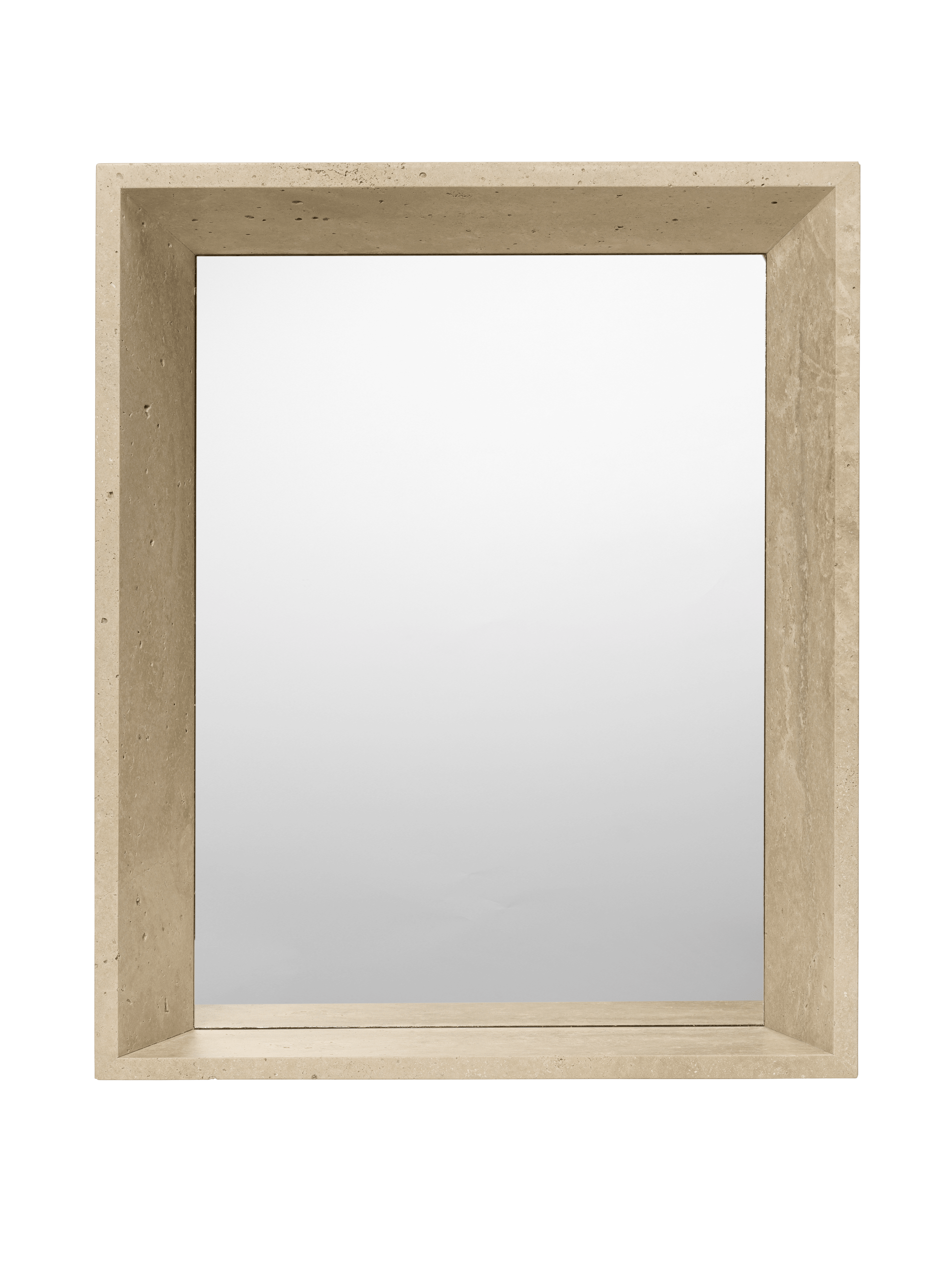 LANCET travertine mirror