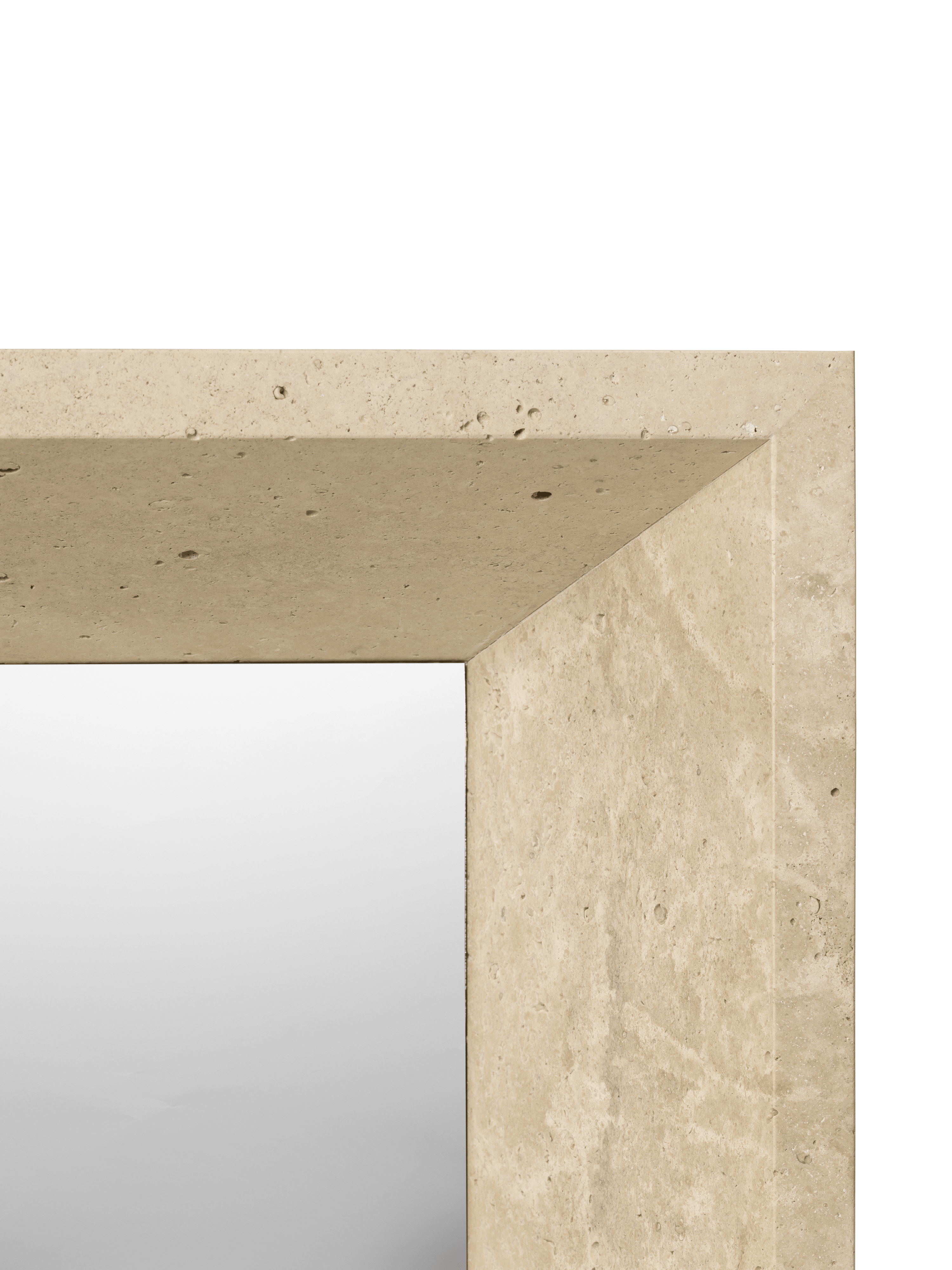 LANCET travertine mirror