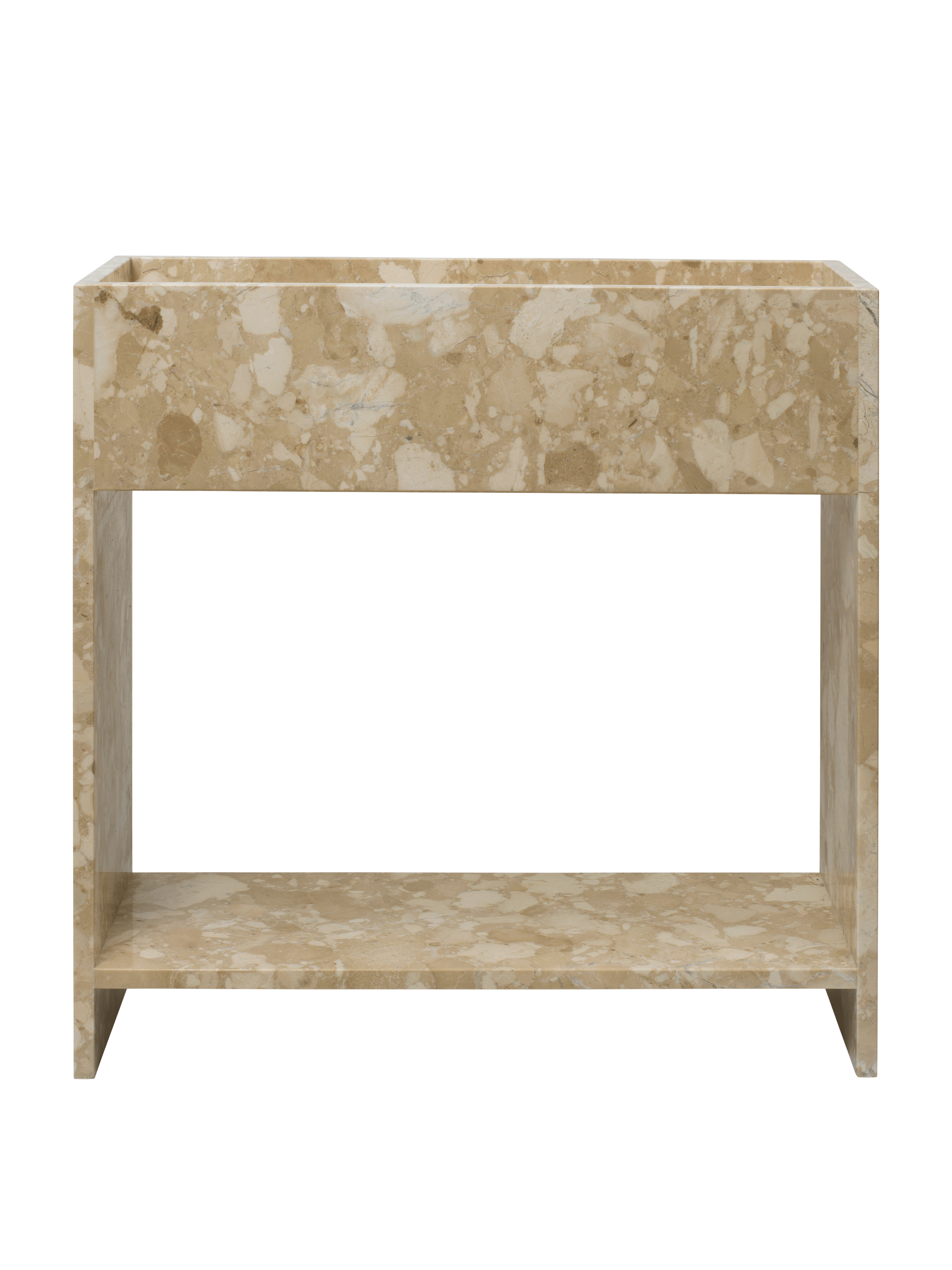 Konsola STONE PLANT BOX piaskowy marmur