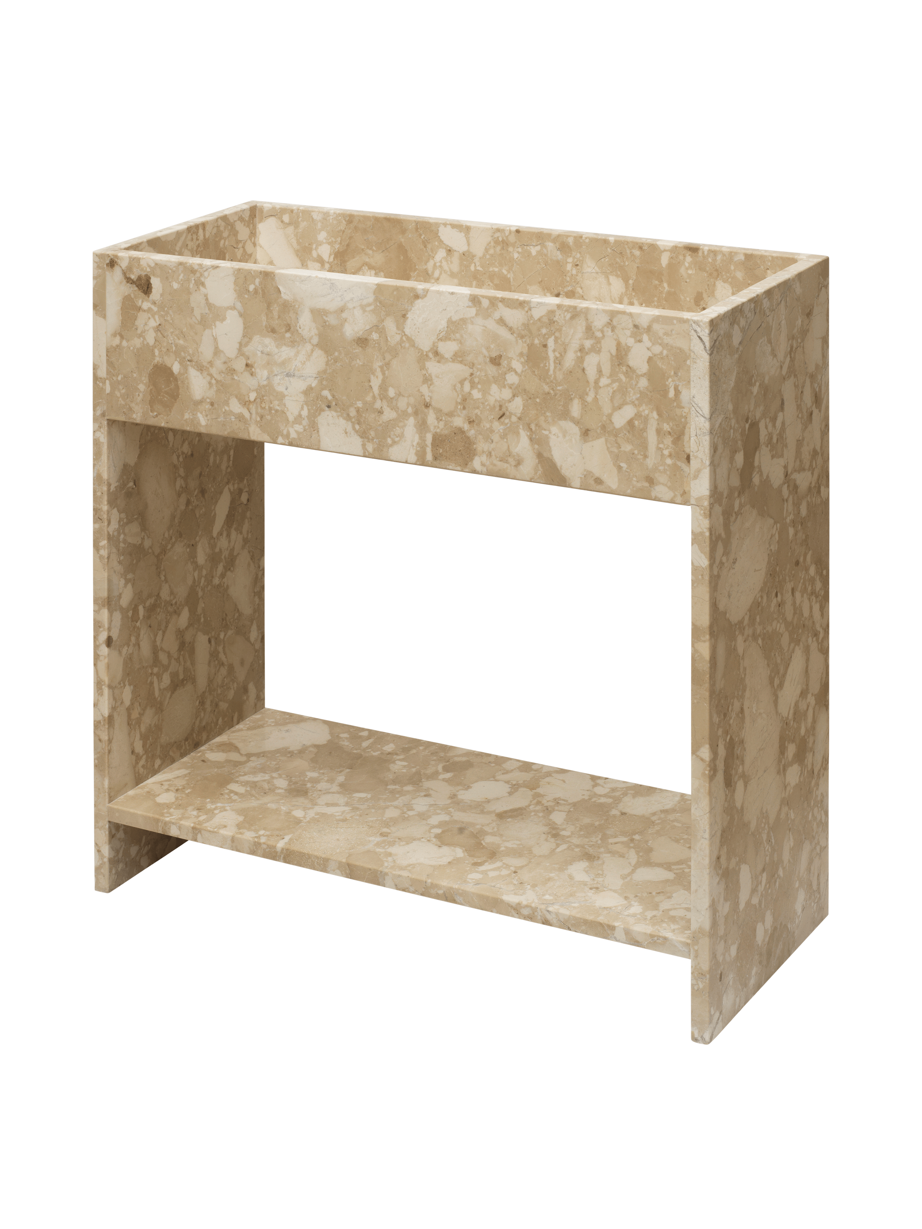 Konsola STONE PLANT BOX piaskowy marmur