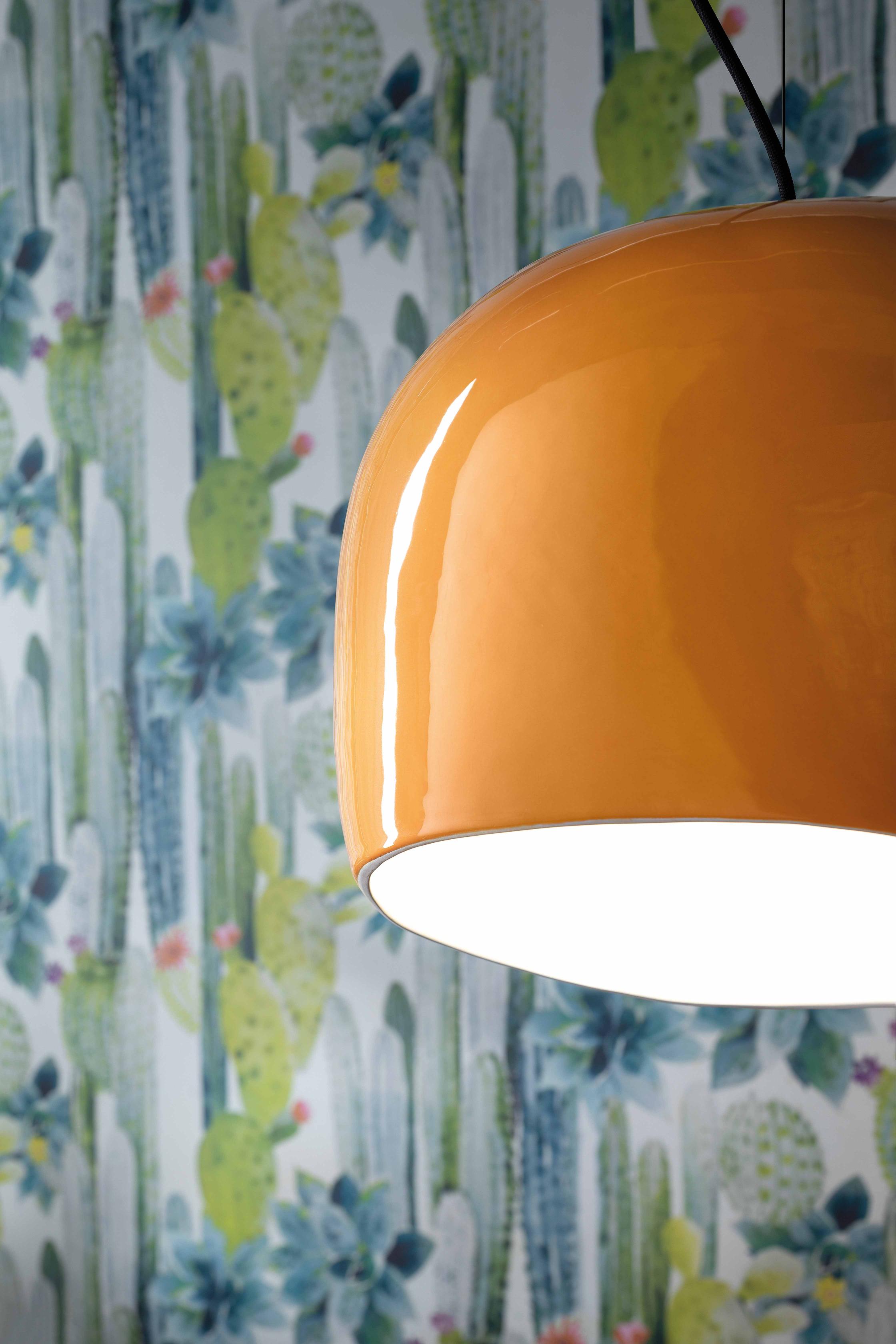Lampa wisząca ceramiczna AYRTON żółty