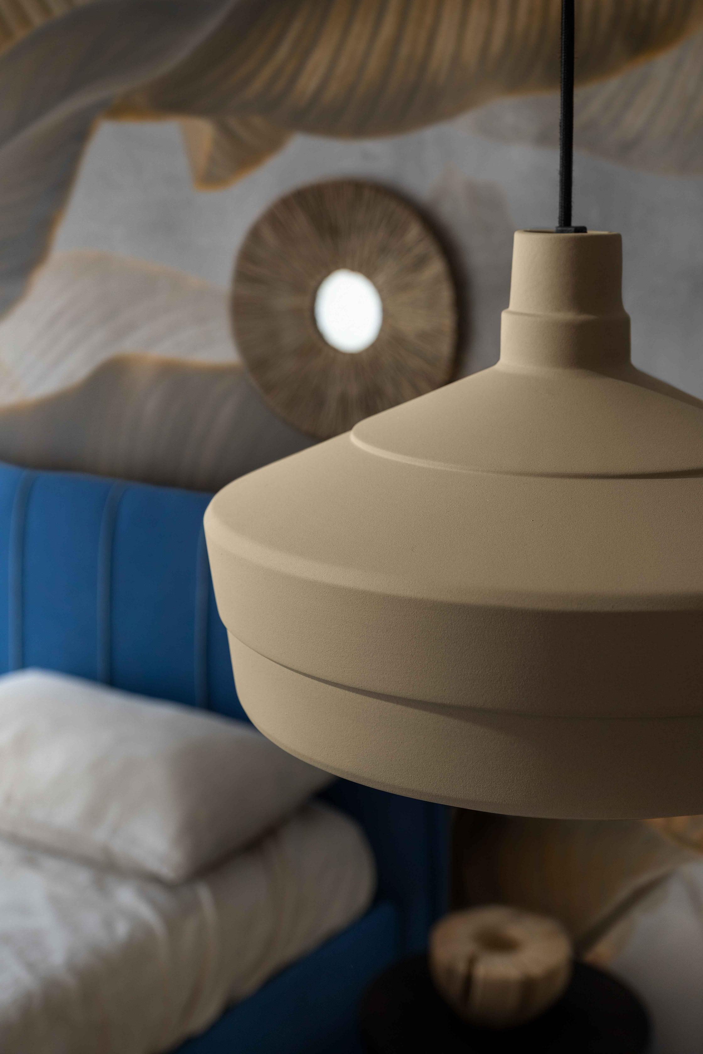 CHURUATA beige ceramic pendant lamp