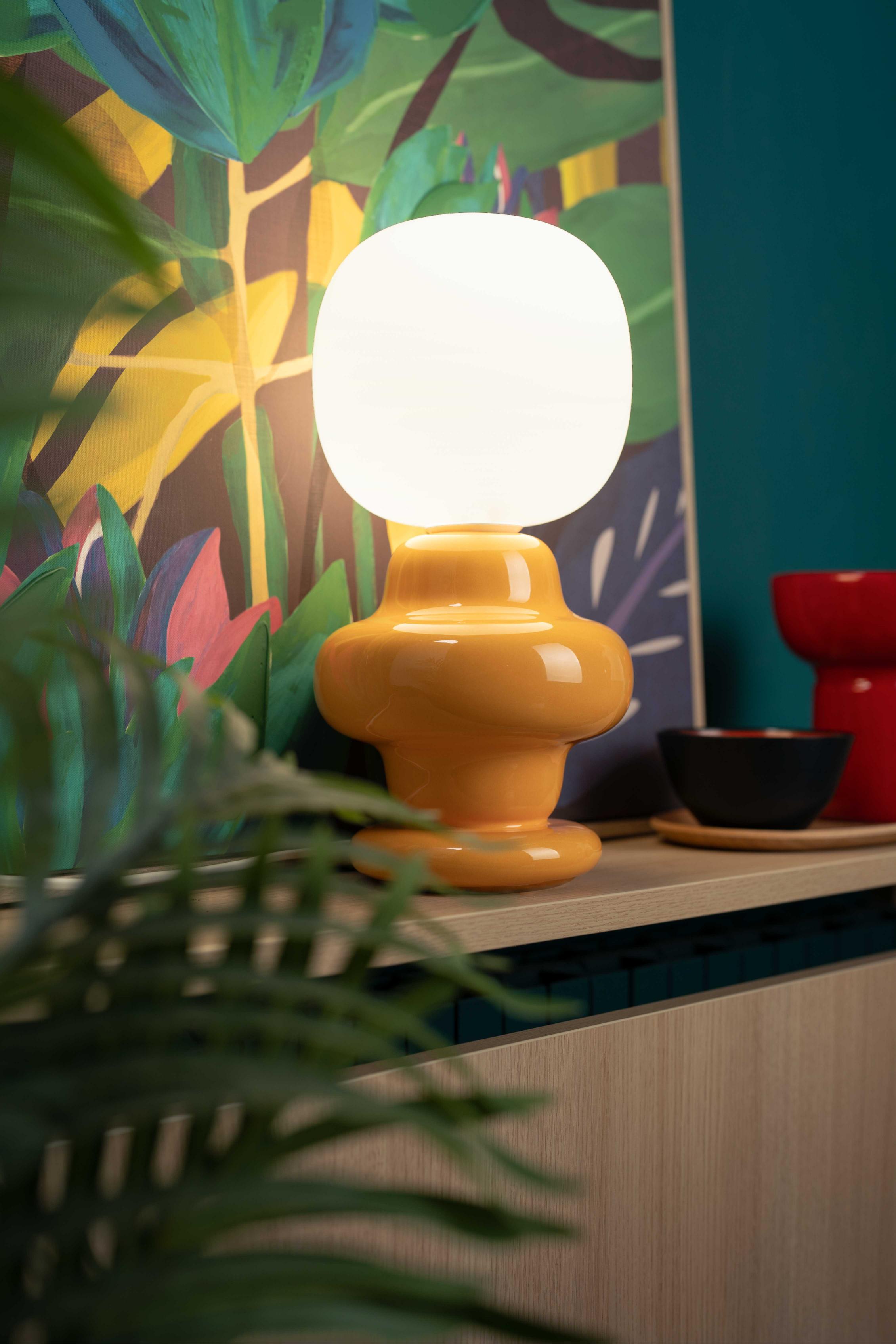COPACABANA beige ceramic table lamp