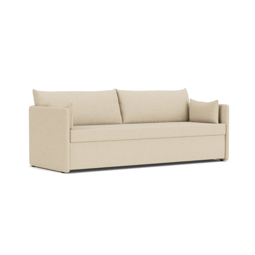 Sofa z funkcją spania 3-osobowa 0FFSET jasnobeżowy