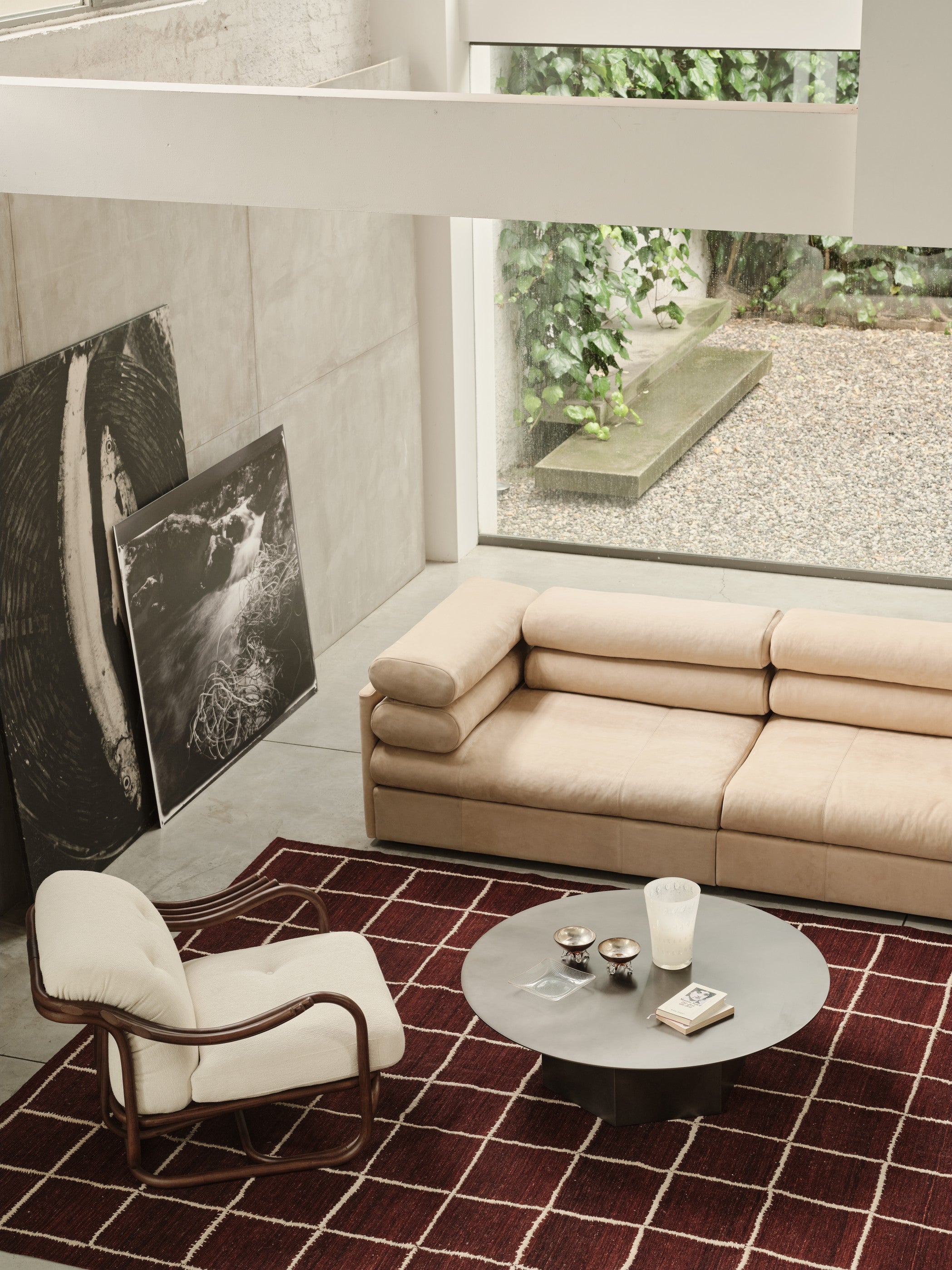 Upholstered POLTRONA TRIA Armchair
